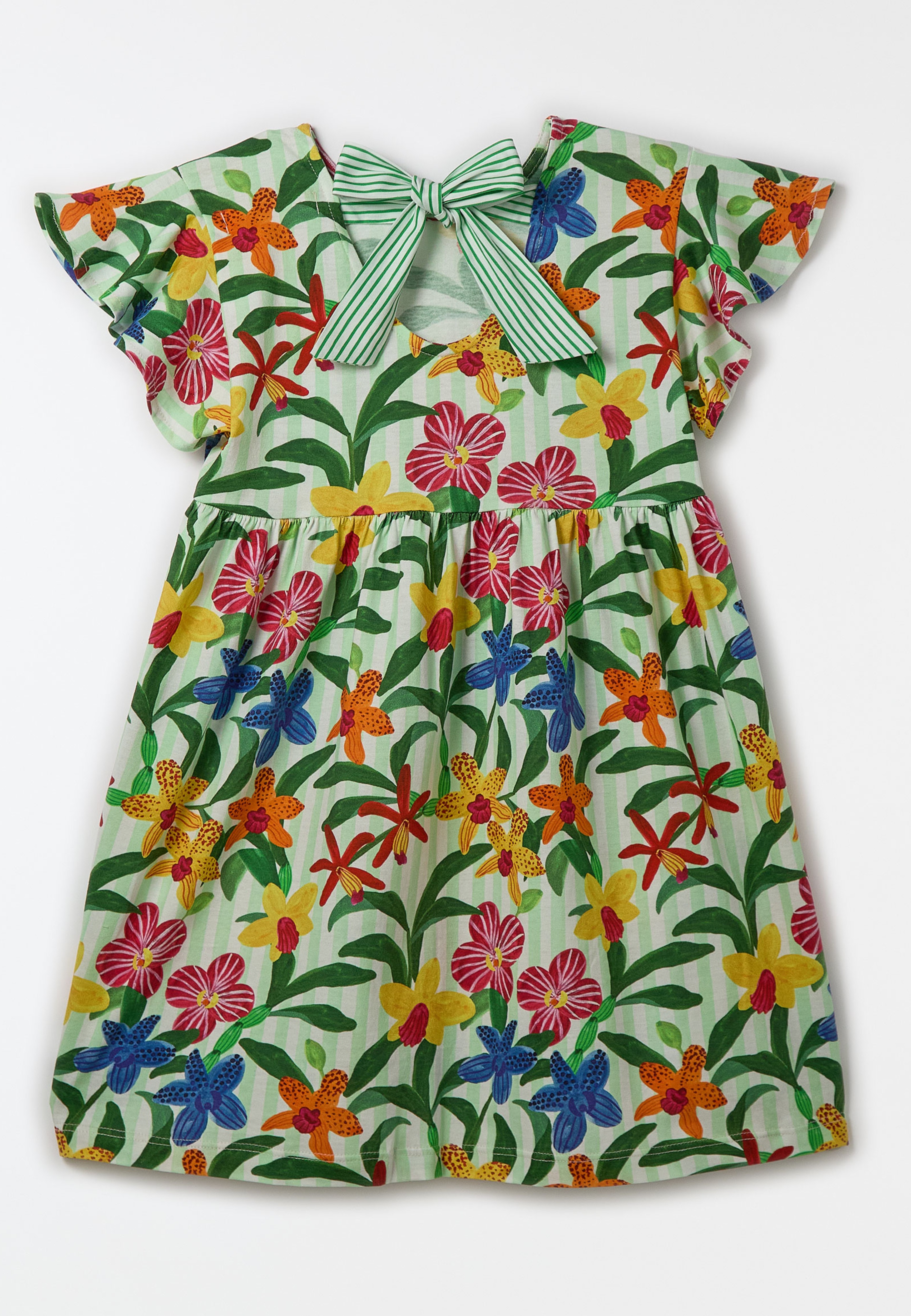 Vestido Malha Orquidario