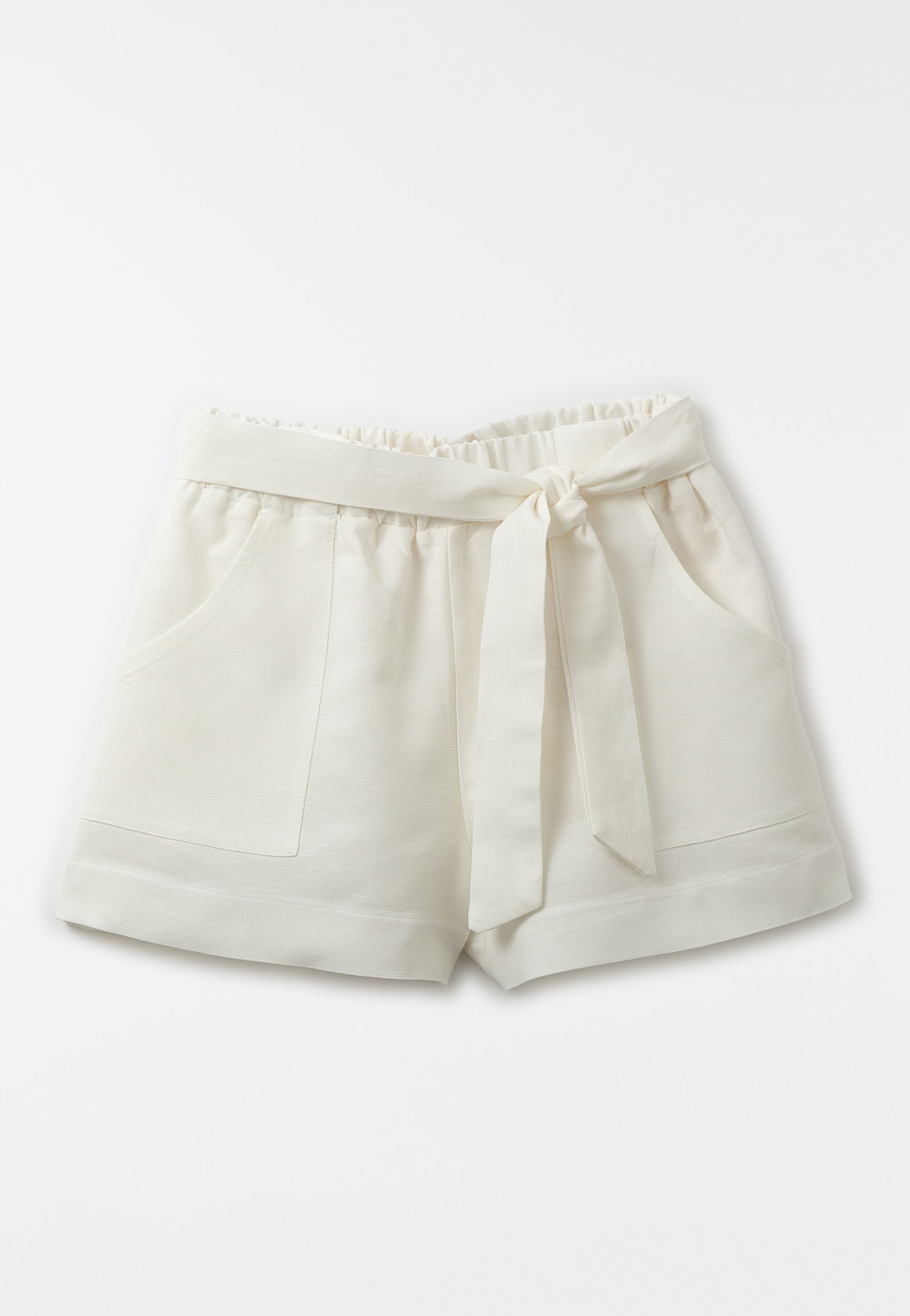 Short Bolso Areia