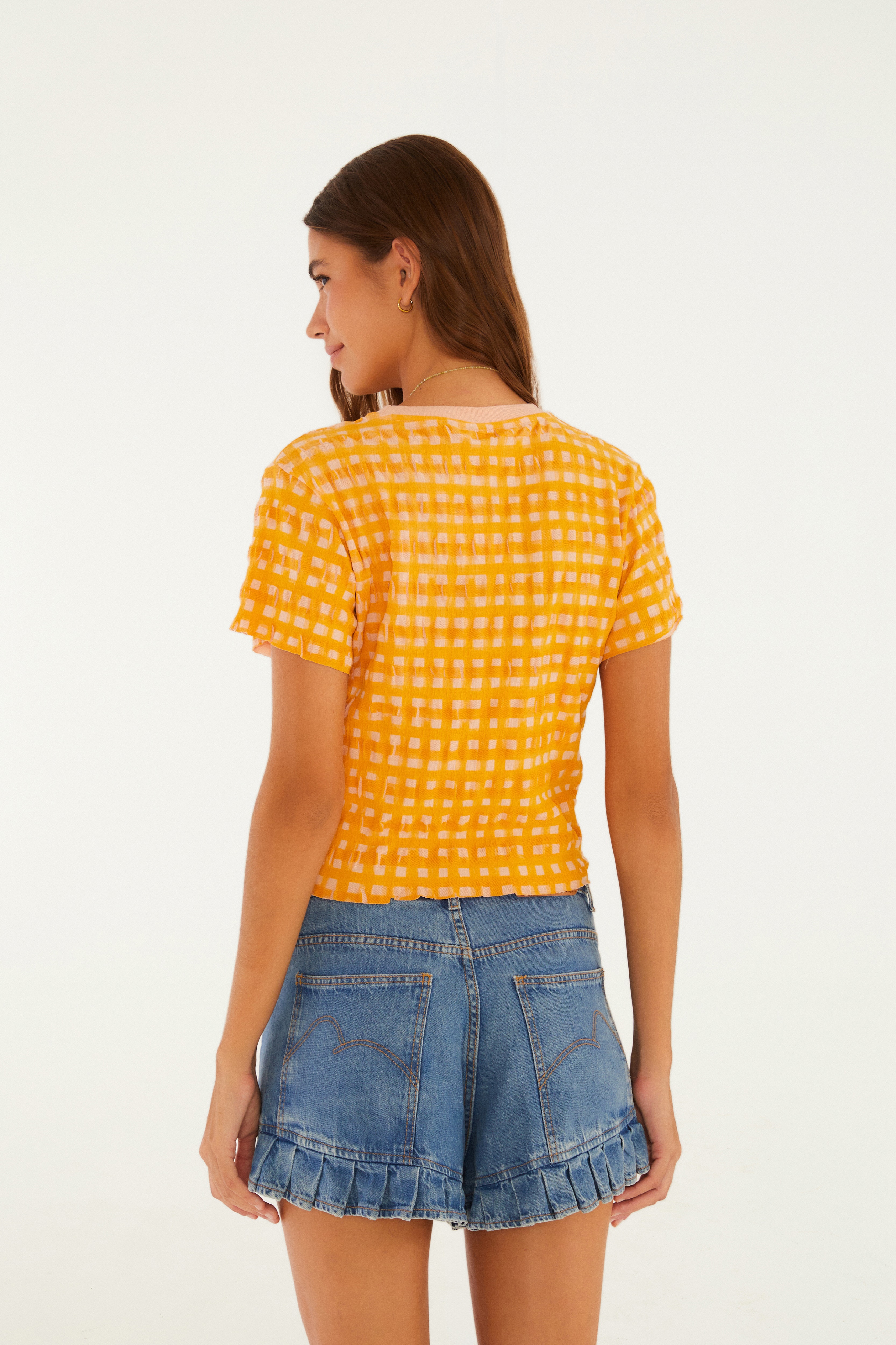 Short Jeans Babados