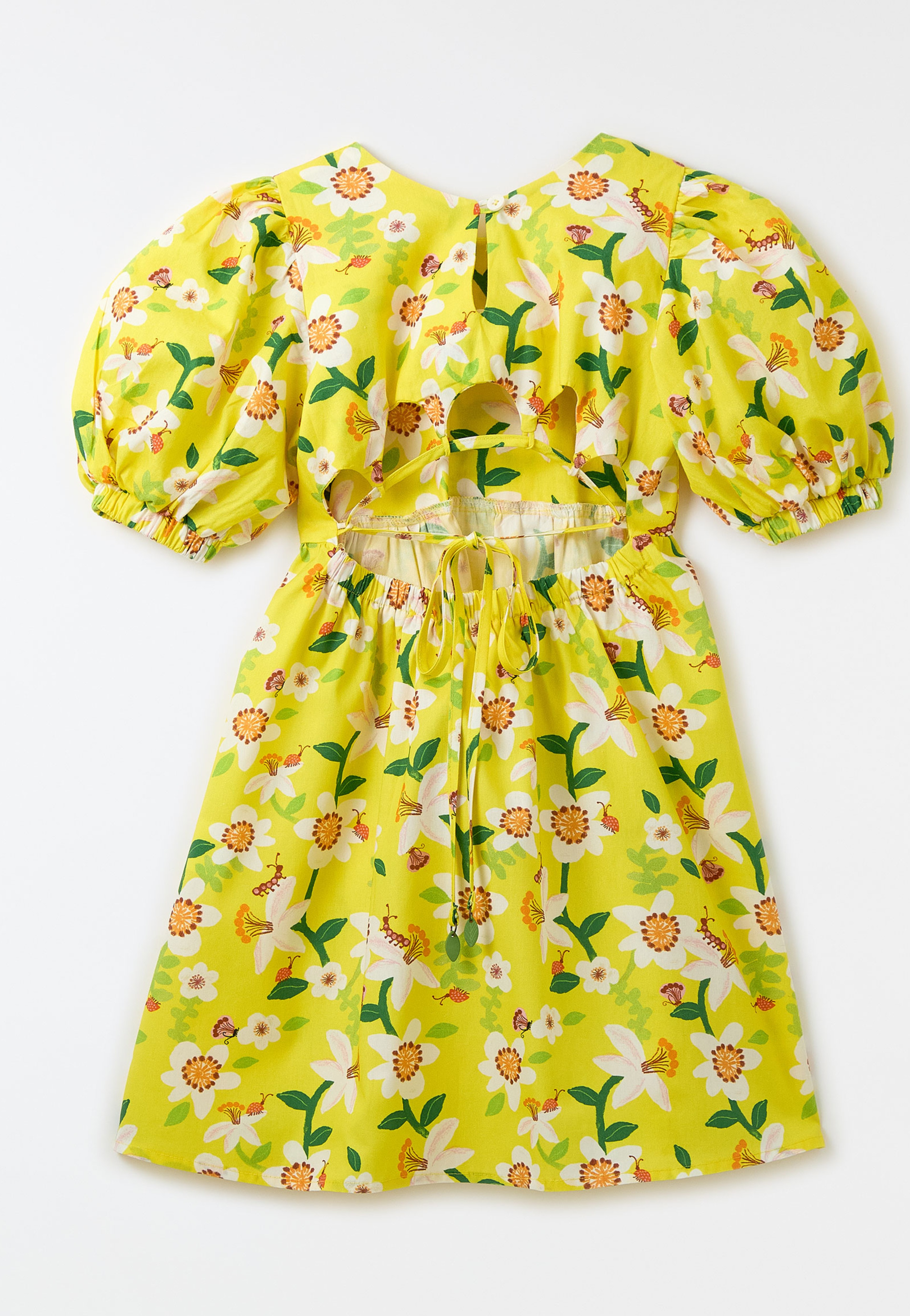 Vestido Caminho Das Flores Mg Areia