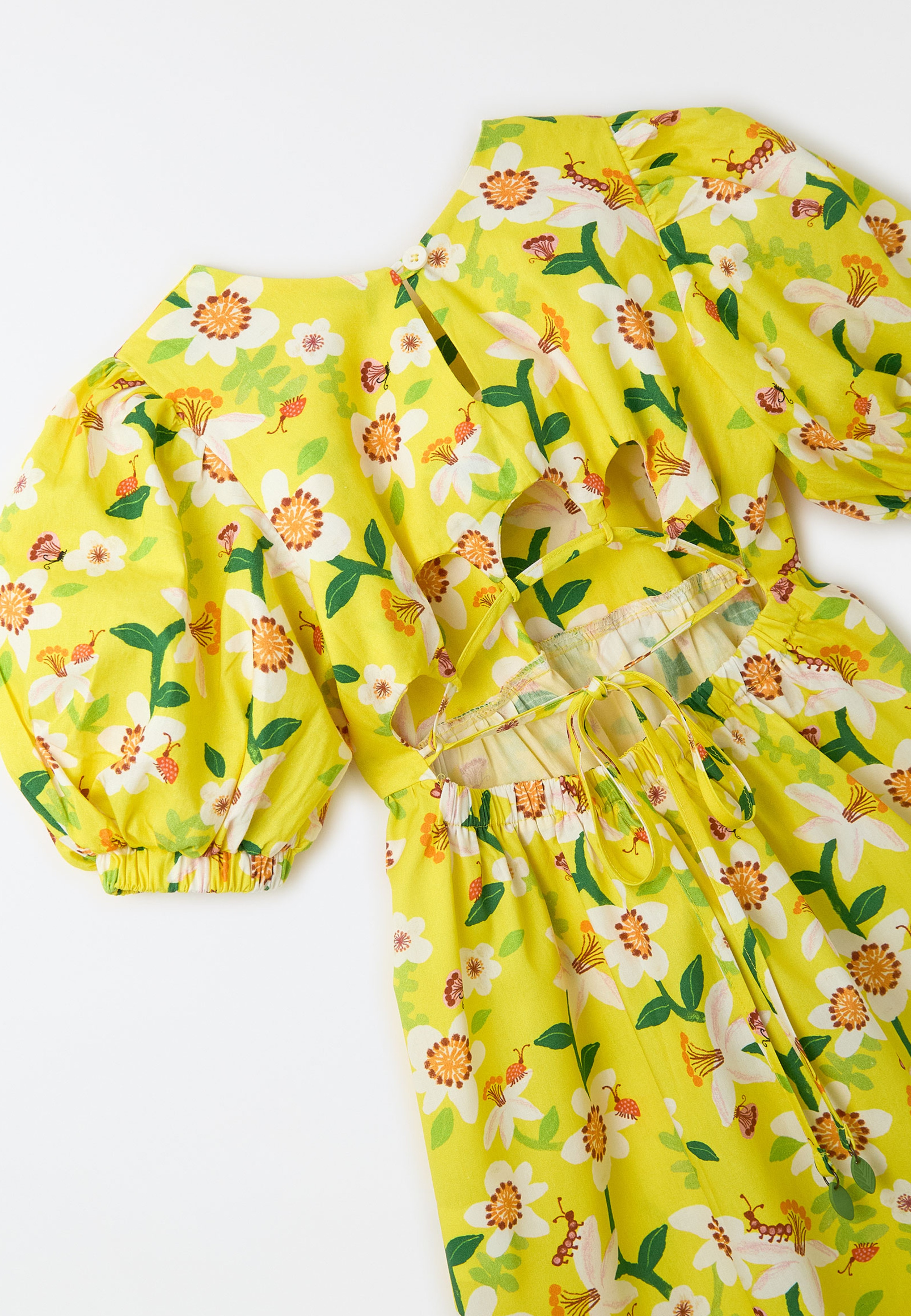 Vestido Caminho Das Flores Mg Areia