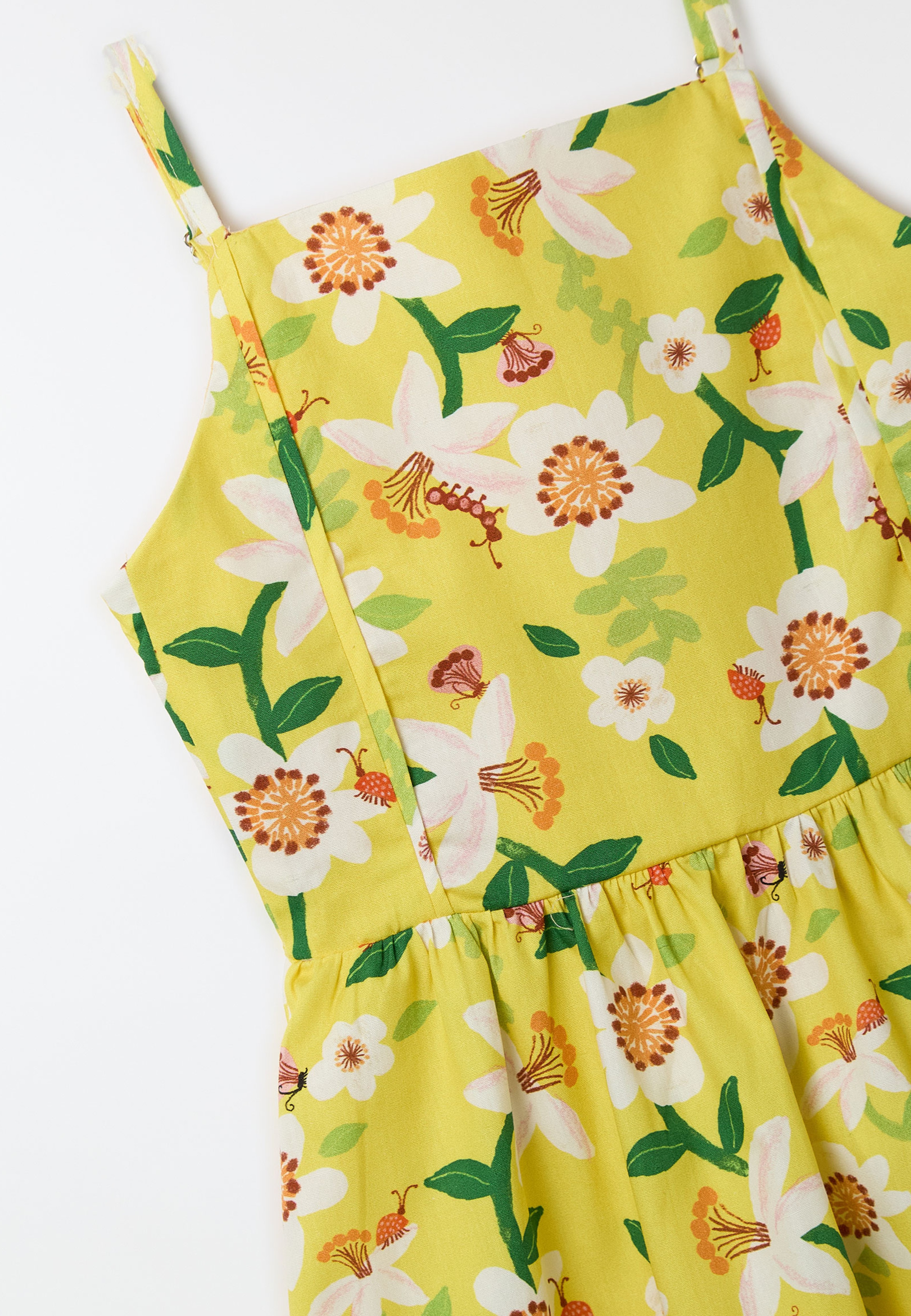 Vestido Caminho Das Flores Amarelo