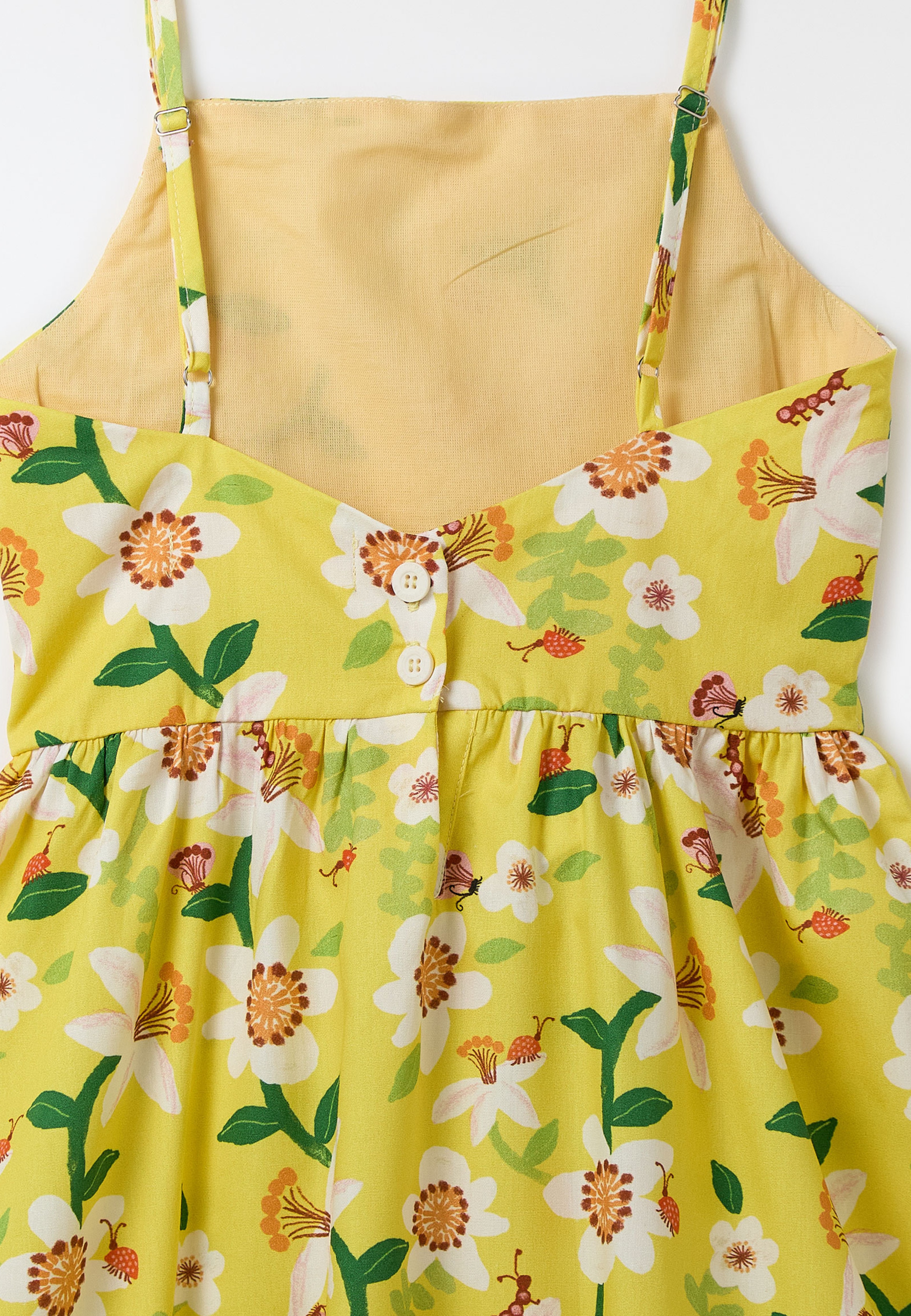 Vestido Caminho Das Flores Amarelo