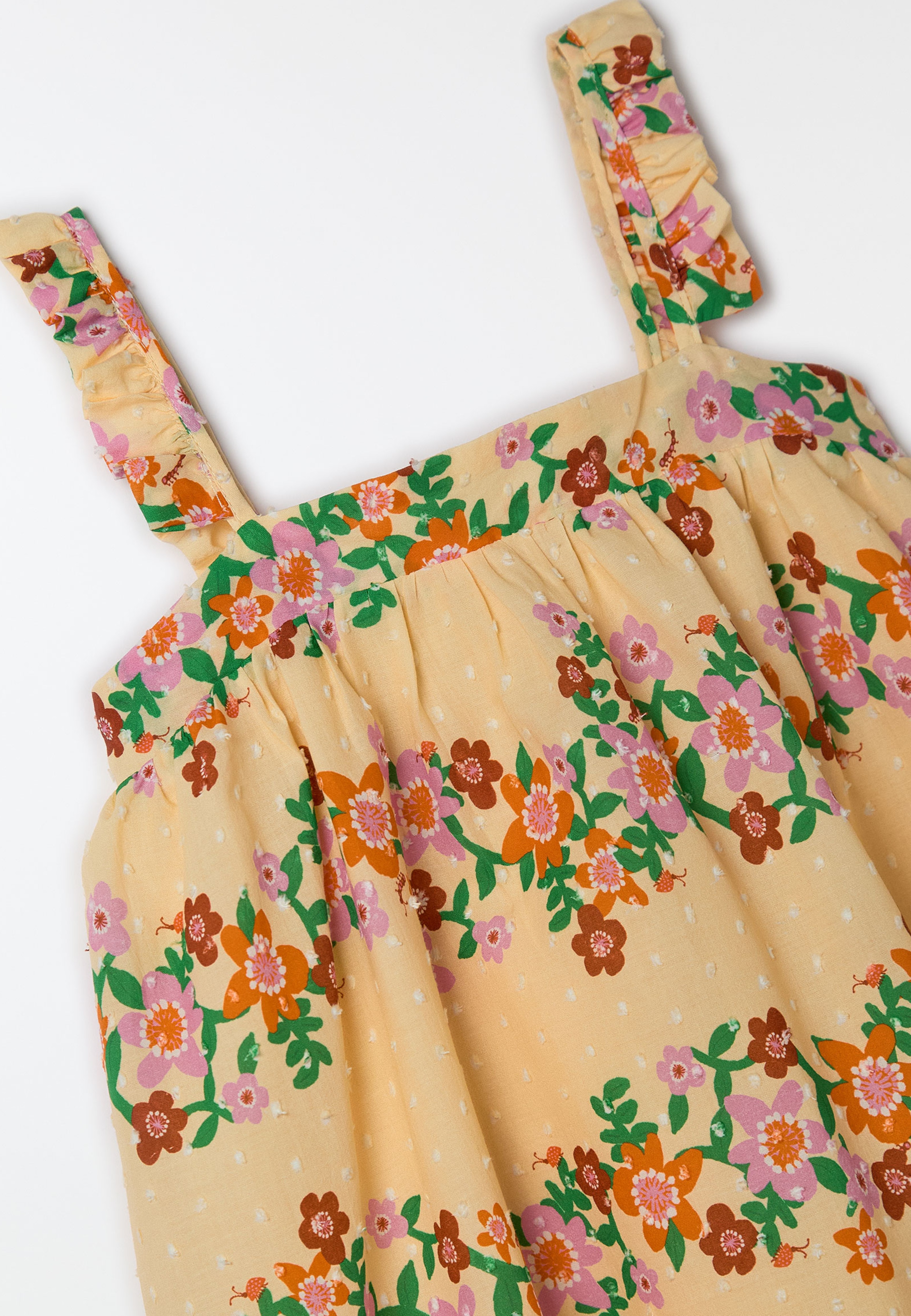 Vestido Caminho Das Flores Areia