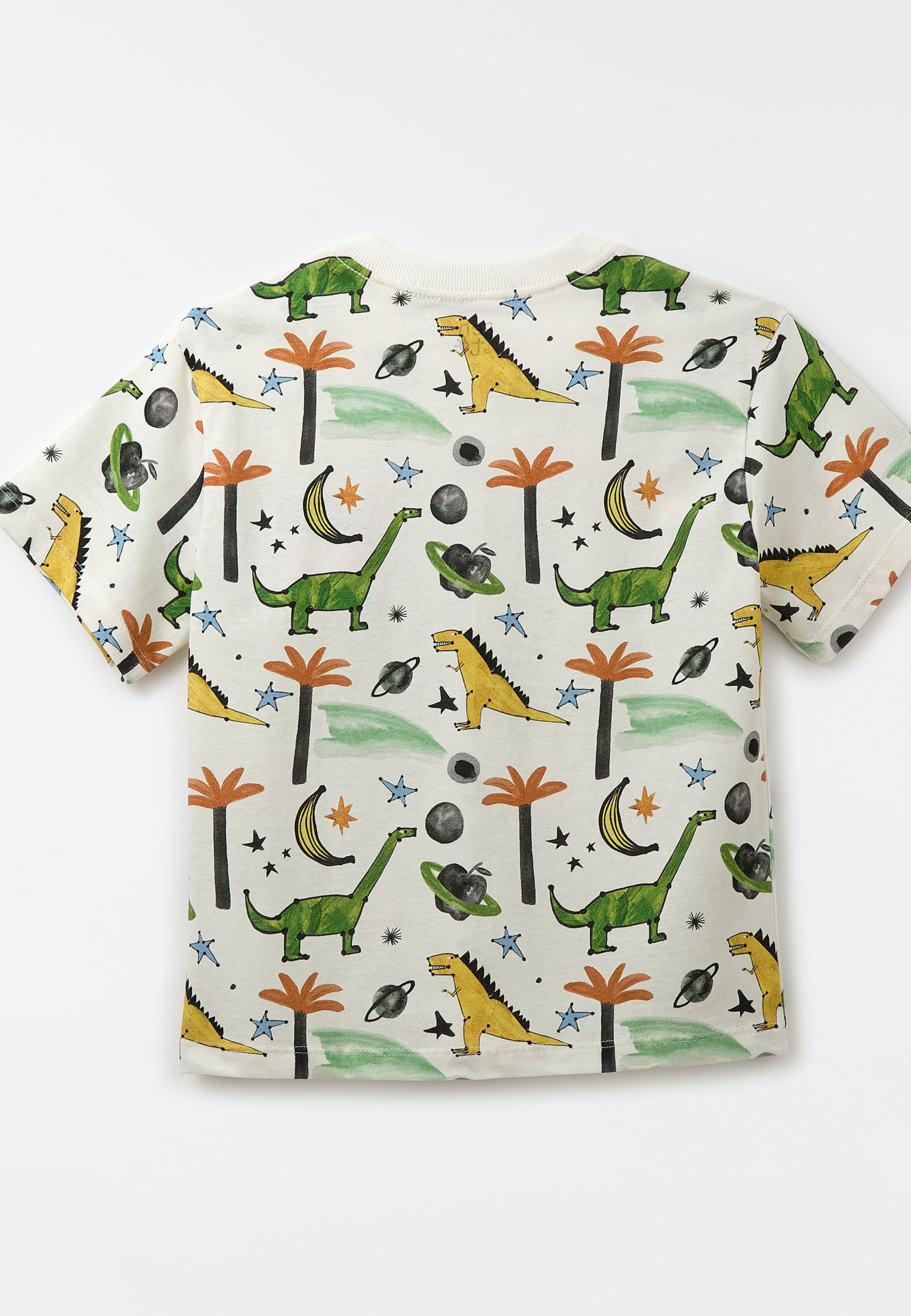 Camiseta Malha  Noite Do Dino