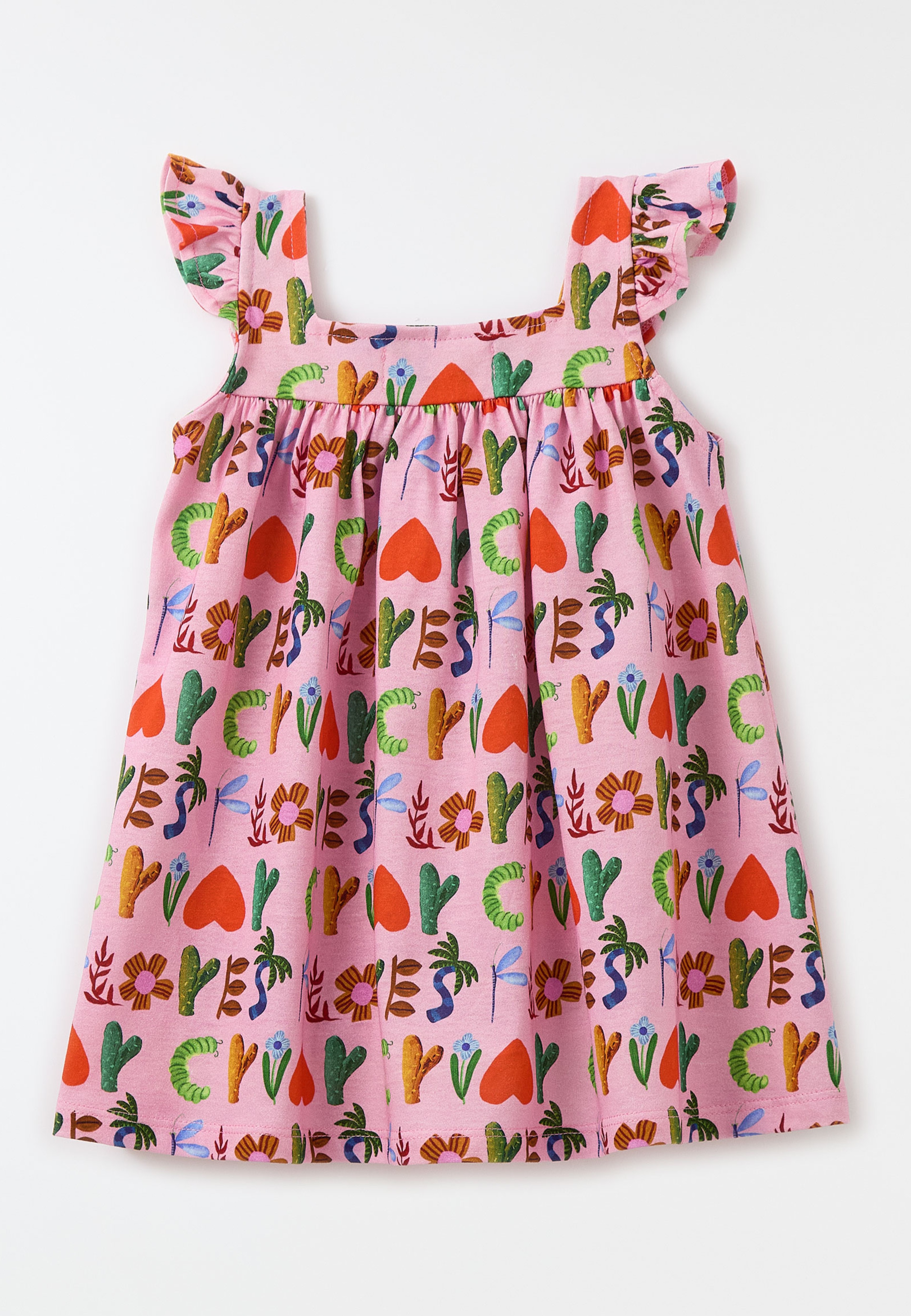 Vestido Bebe Malha Criar Flores