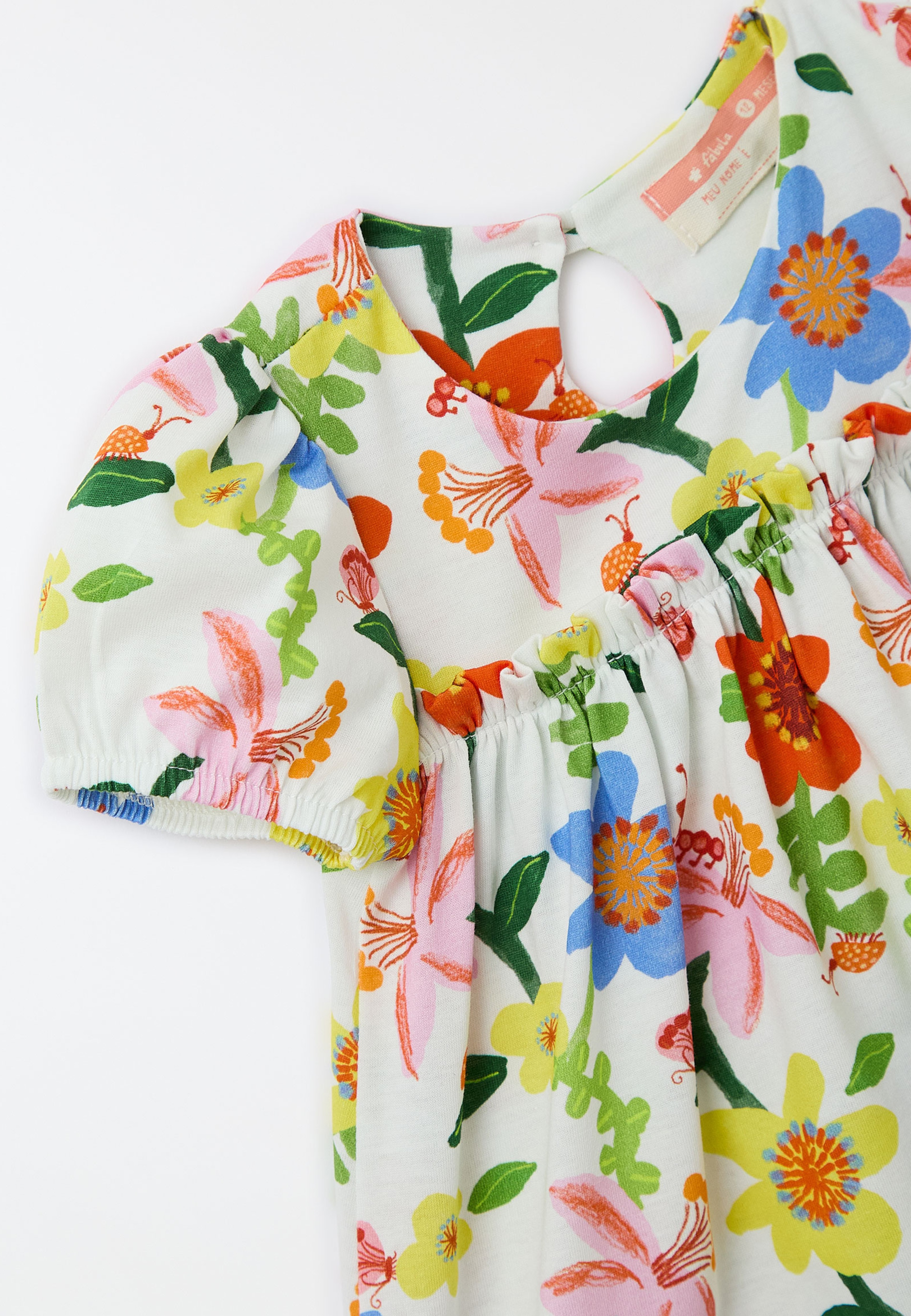 Vest.Com Faixa Bb Malha Caminho d Flores