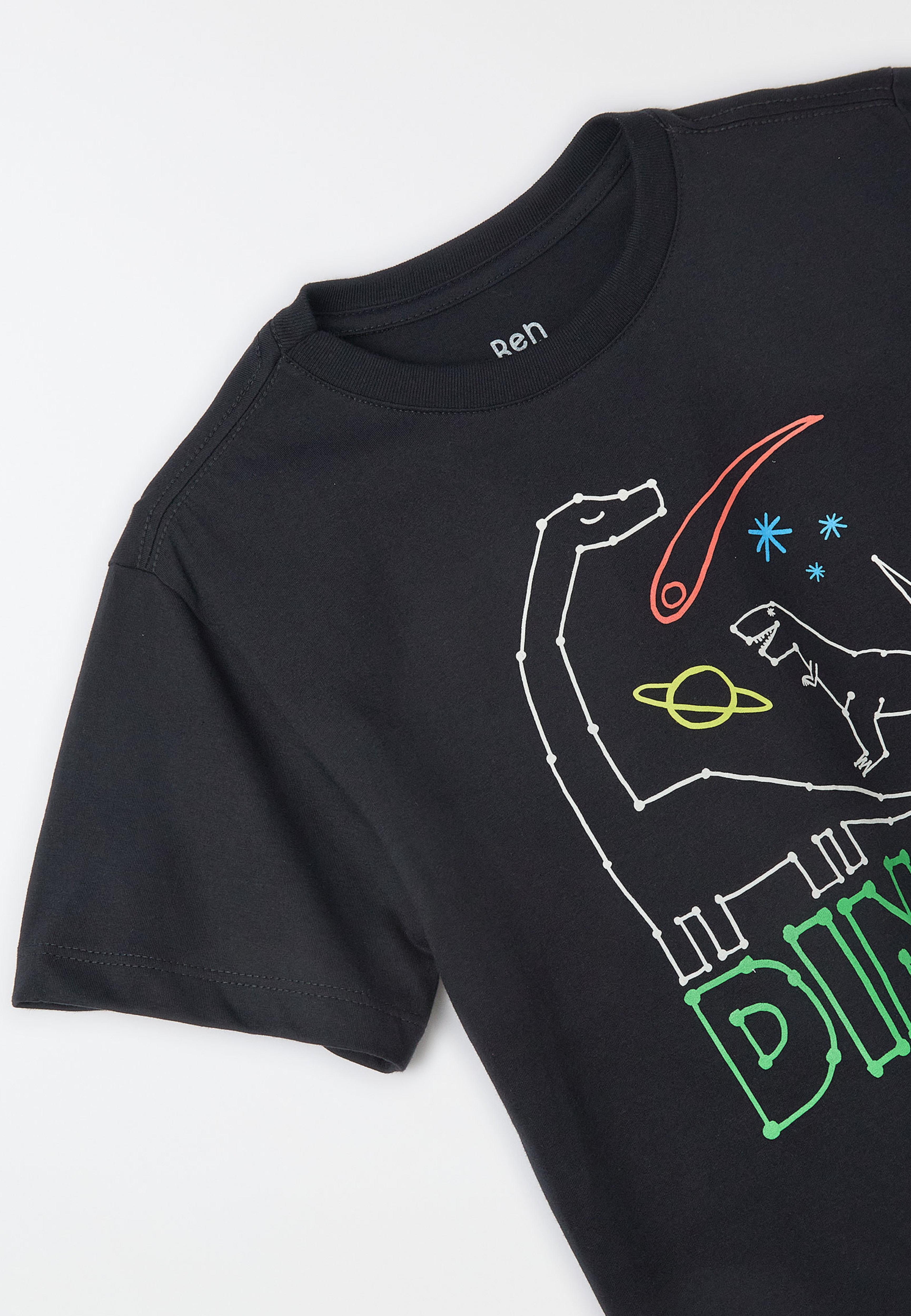 Camiseta Silk Noite Do Dino
