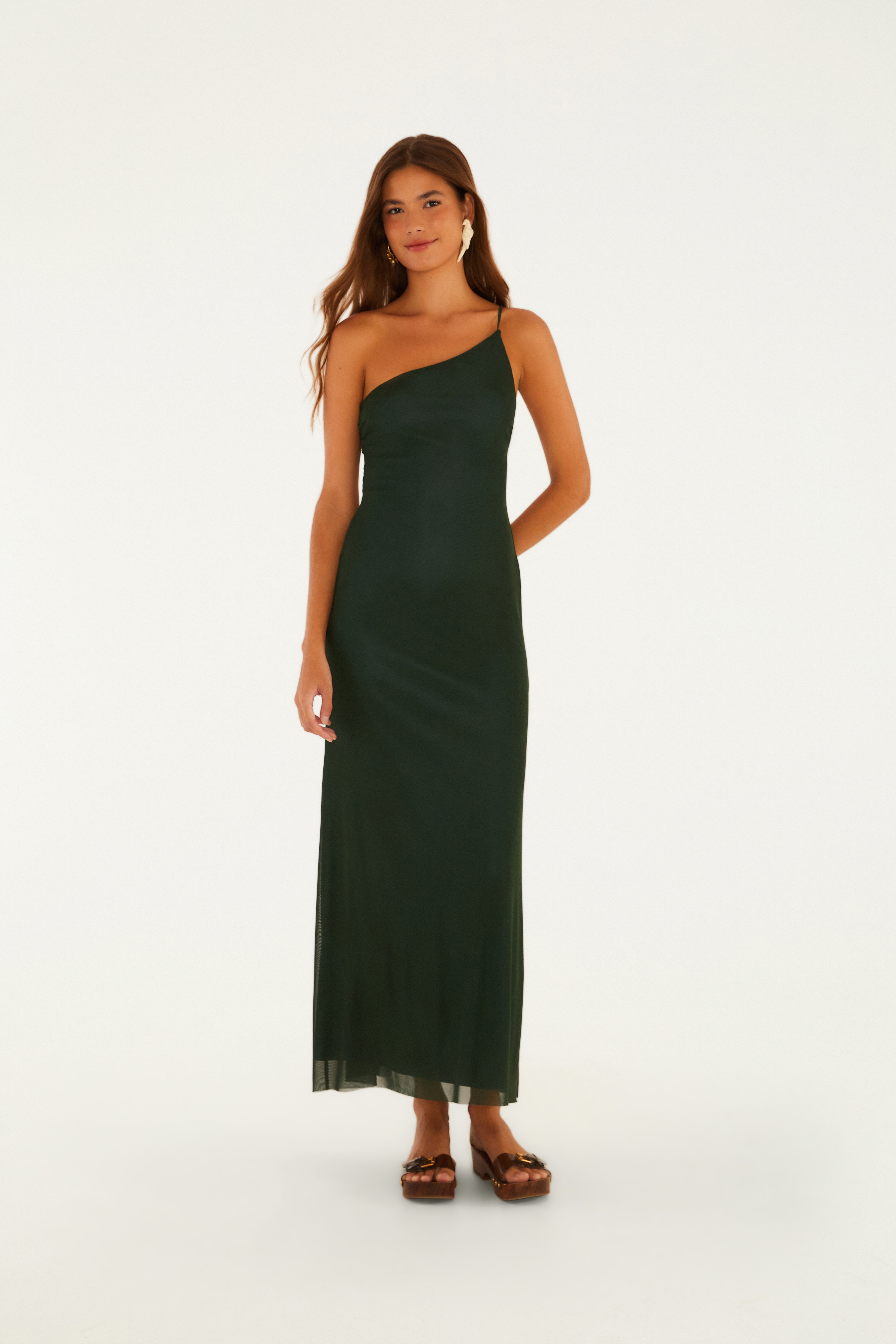 Vestido Longo Ombro Só