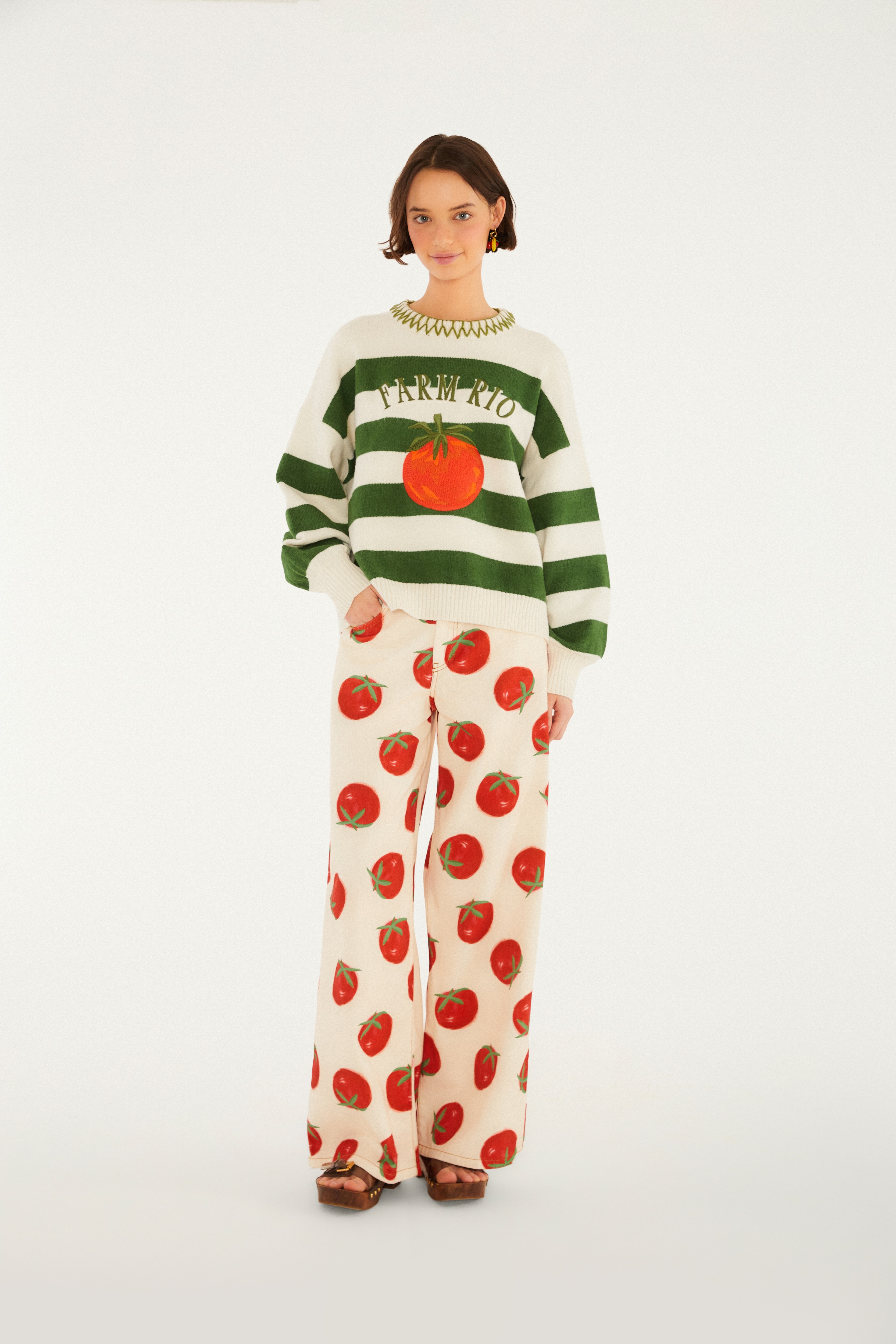 Calça Sarja Faver Tomatinhos