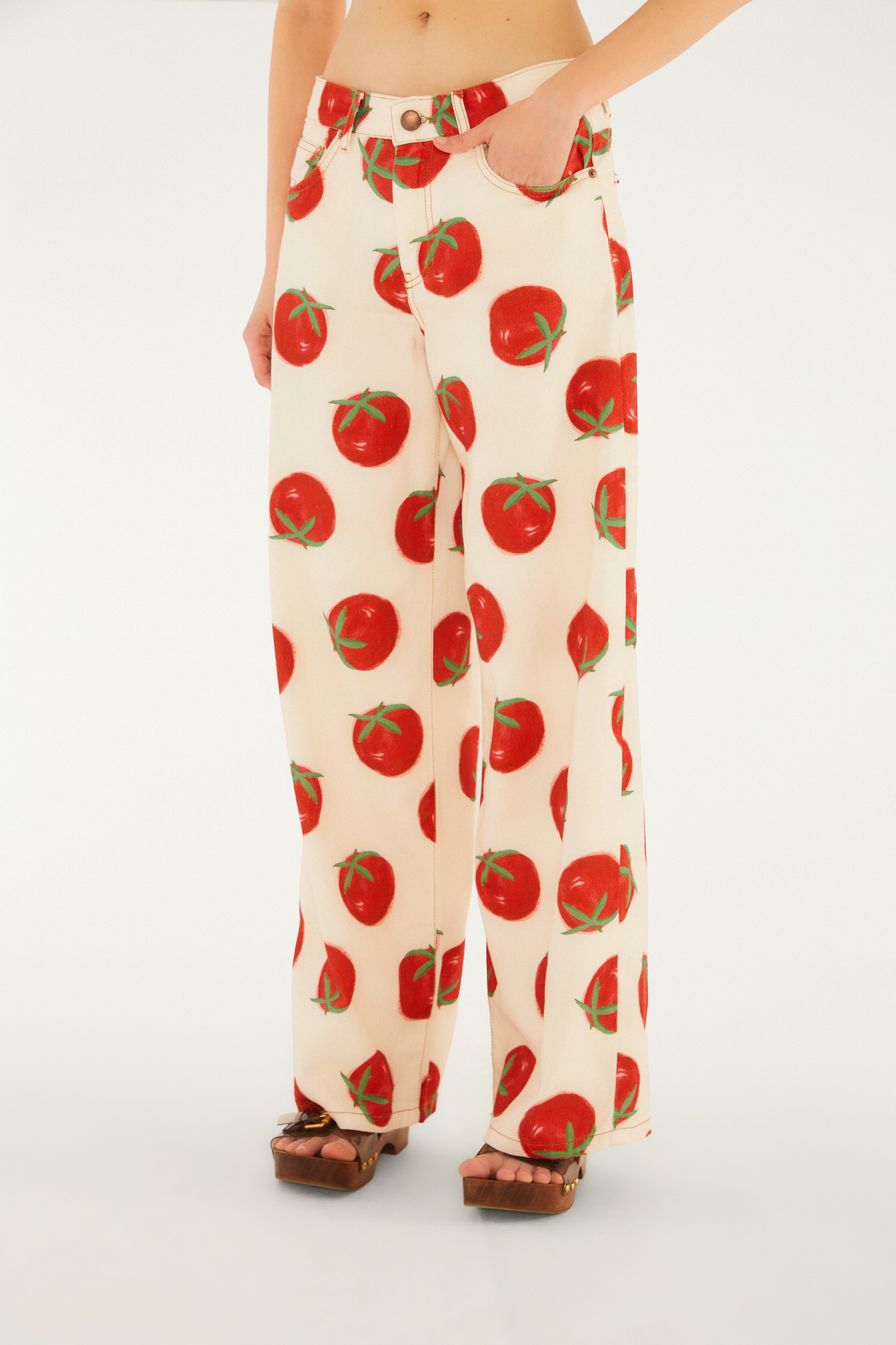 Calça Sarja Faver Tomatinhos