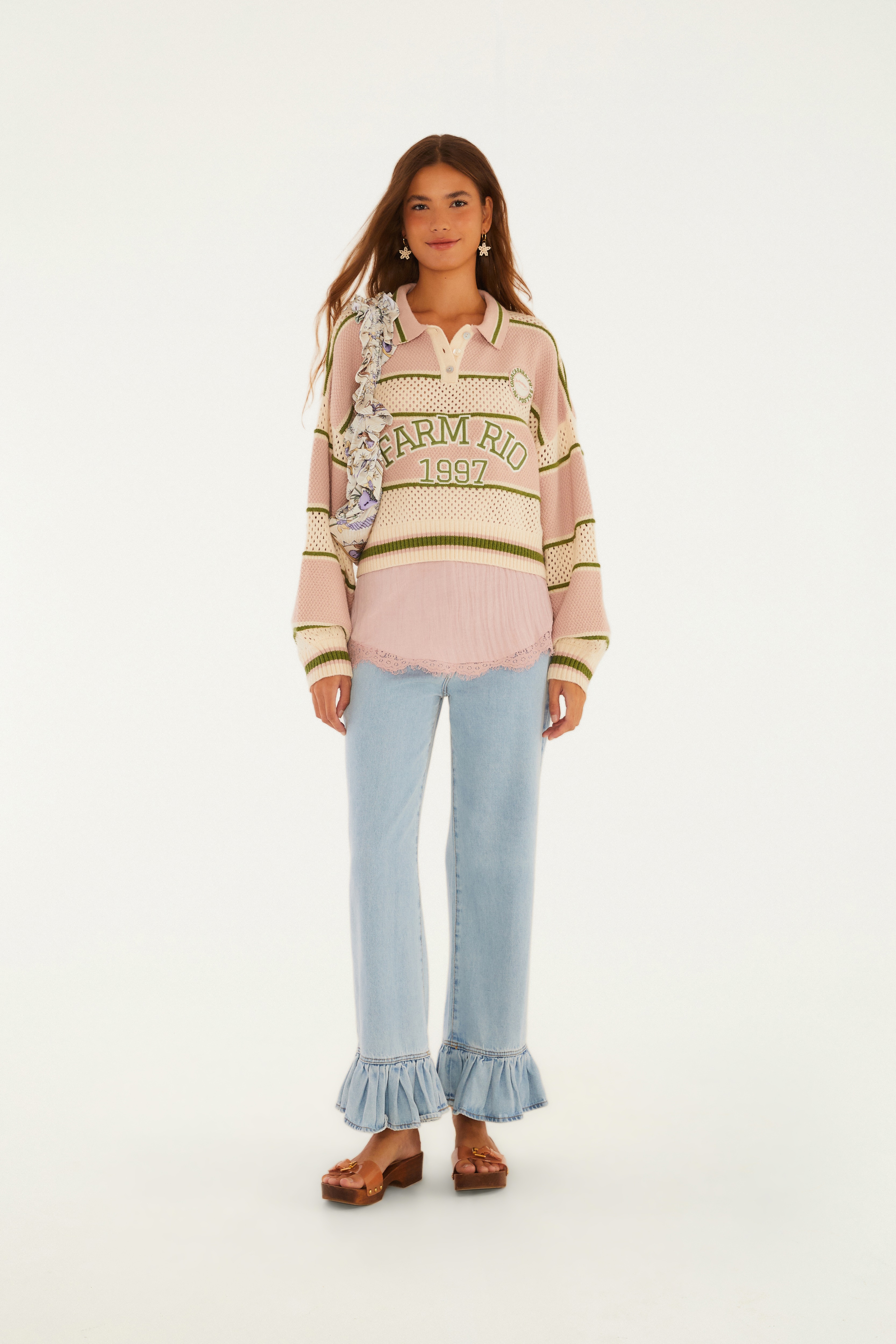 Casaco Cropped Tricot Listra