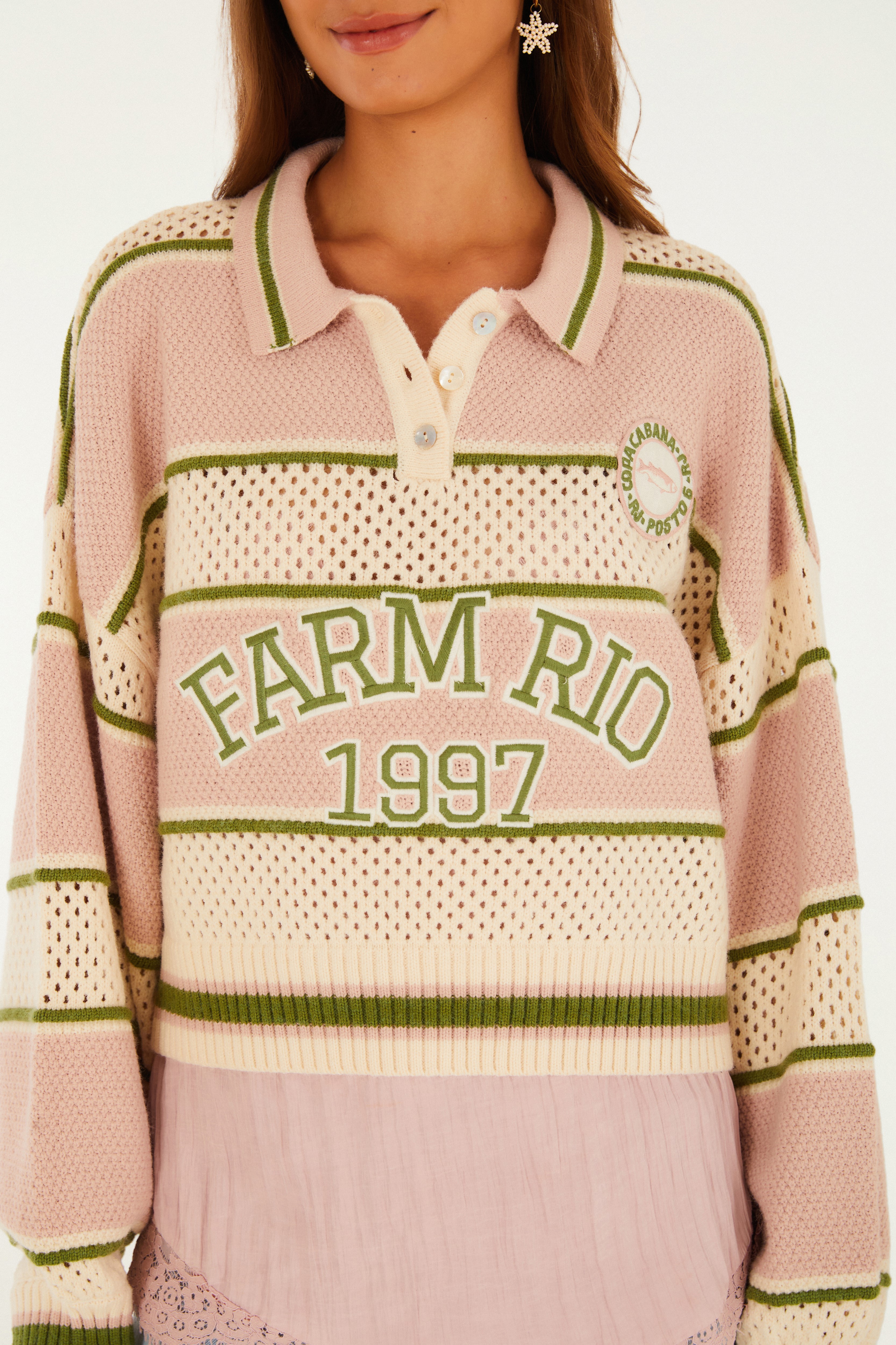 Casaco Cropped Tricot Listra