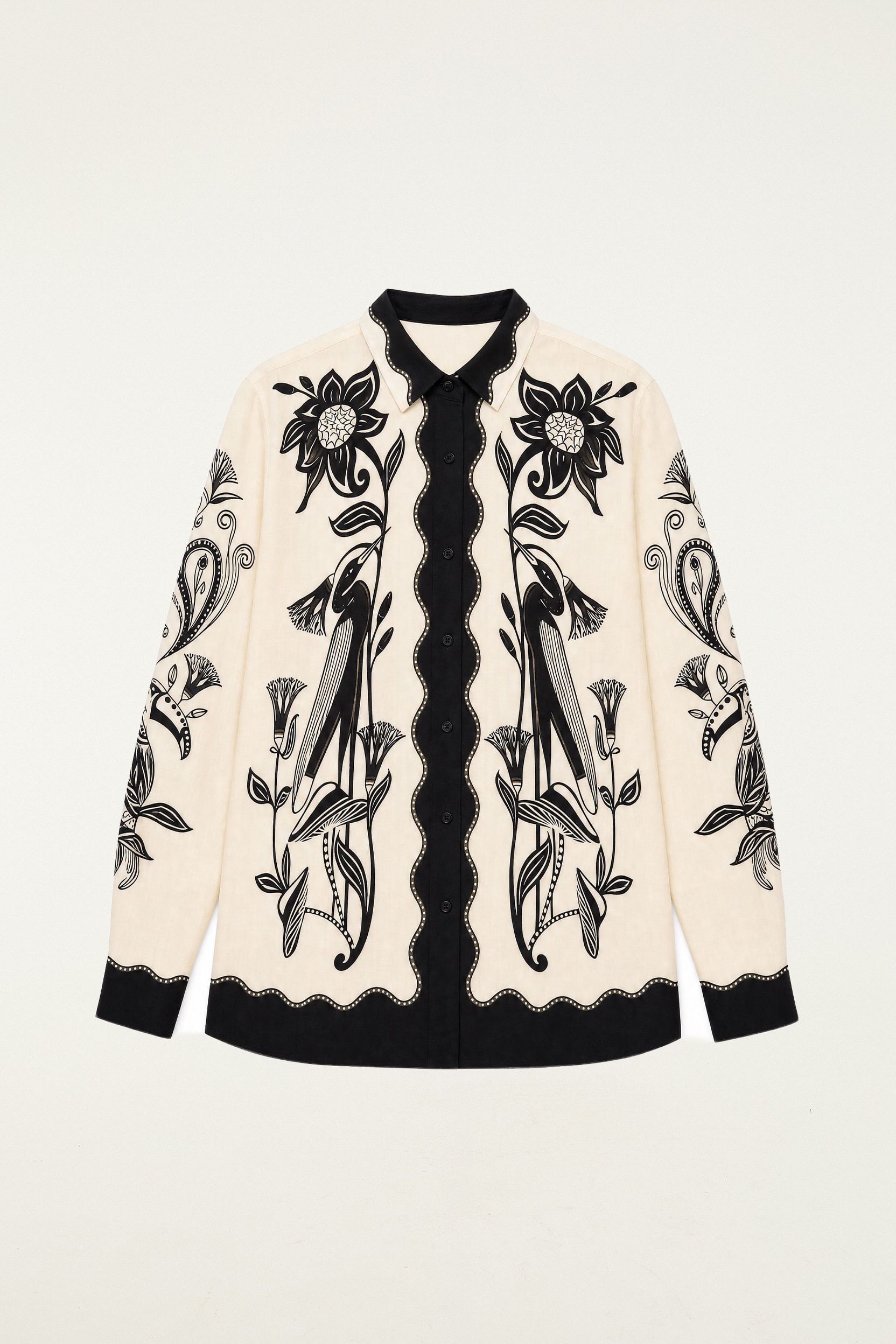 Camisa Manga Longa Patch Tropical