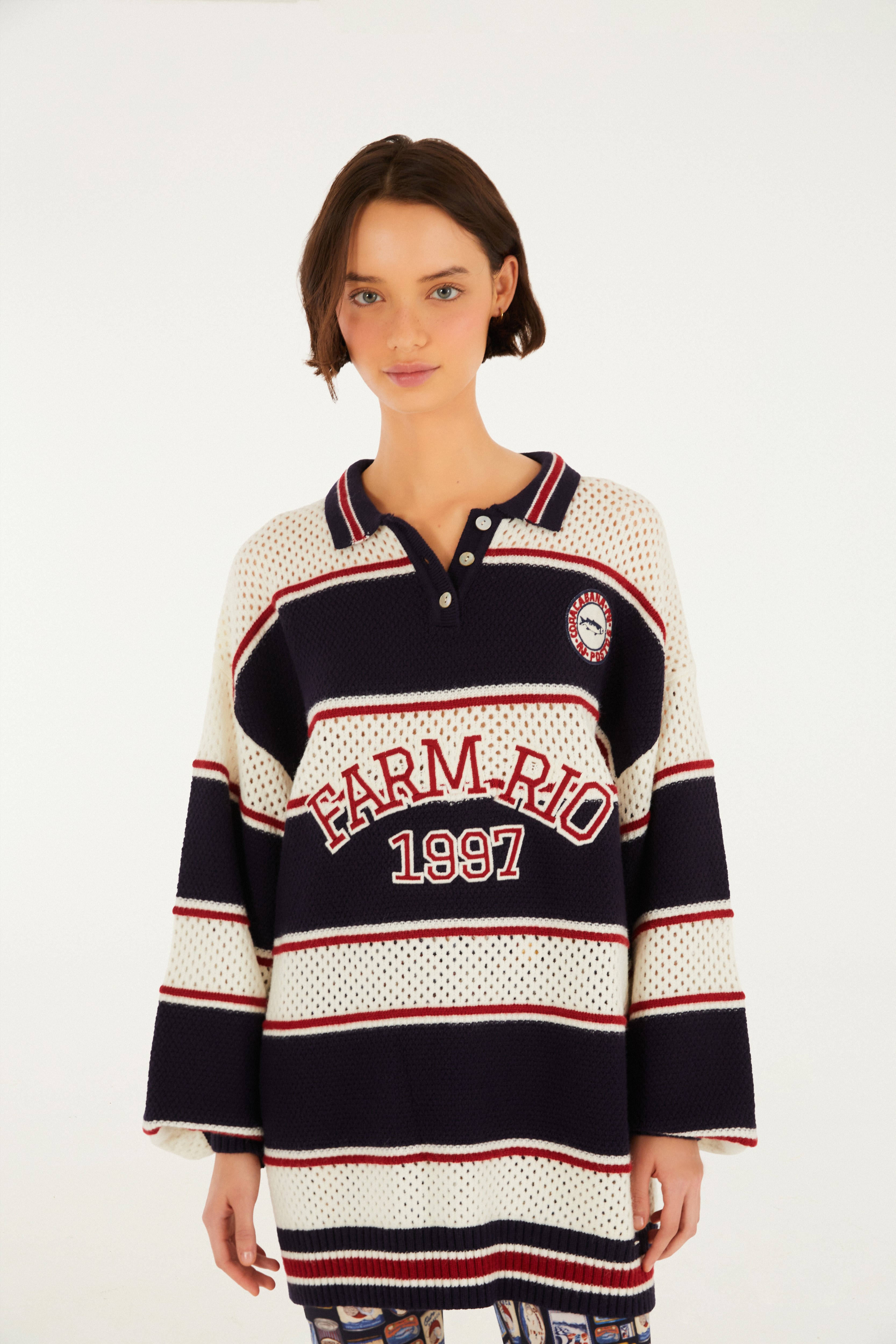 Casaco Tricot Listra Nautica