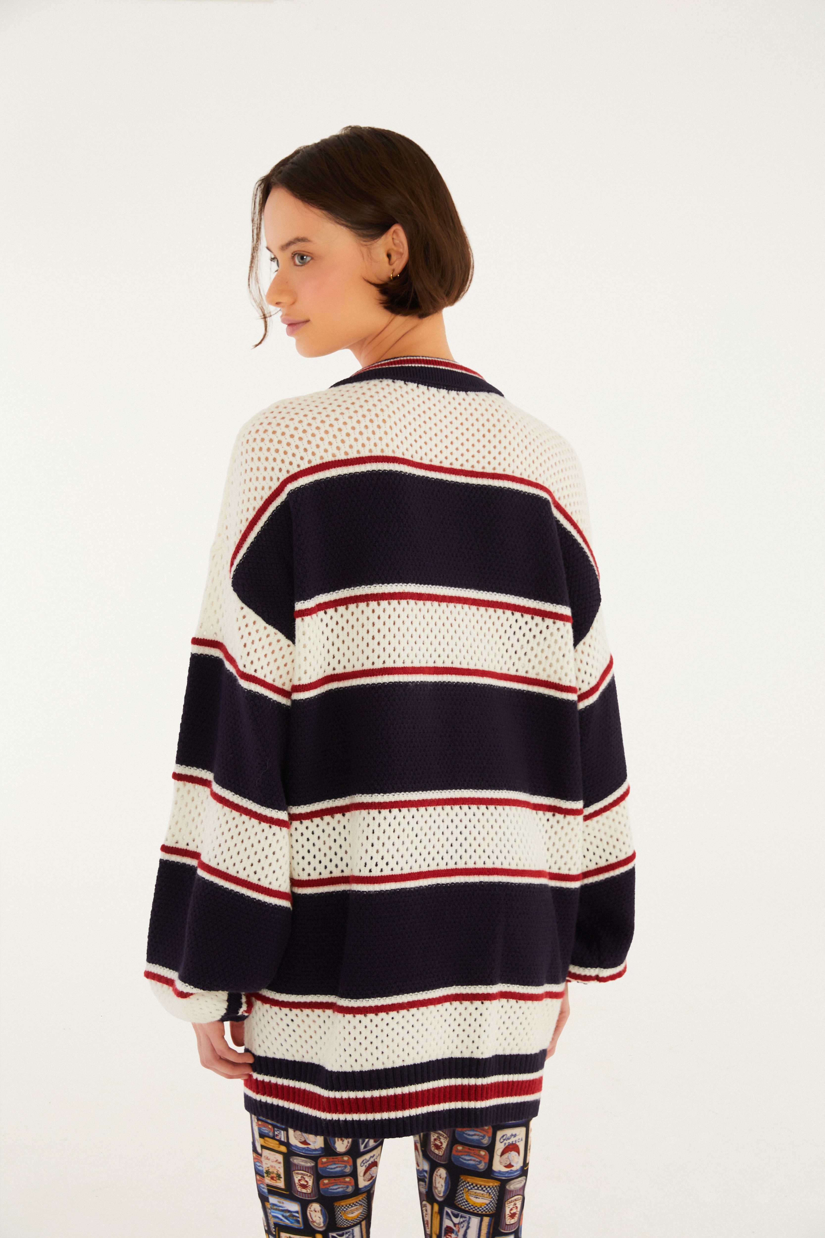 Casaco Tricot Listra Nautica