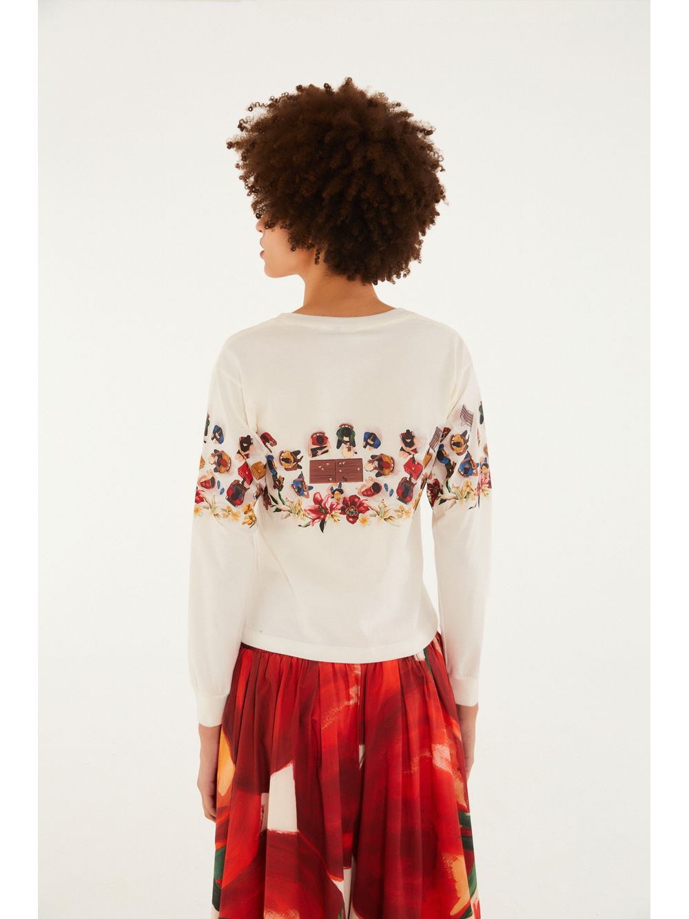 Farm — Blusa Manga Longa Rua Do Samba