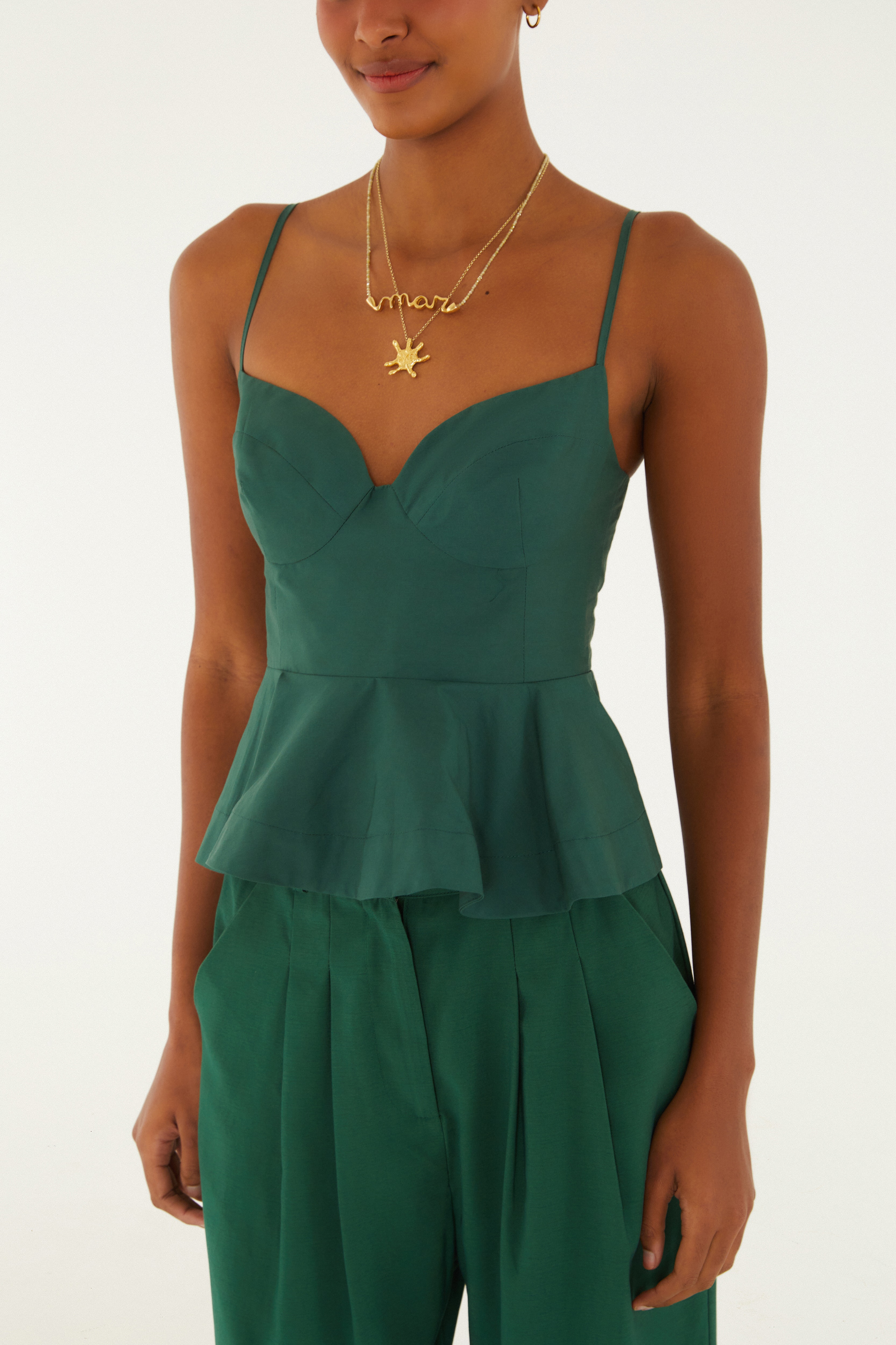 Blusa Camponesa Alças