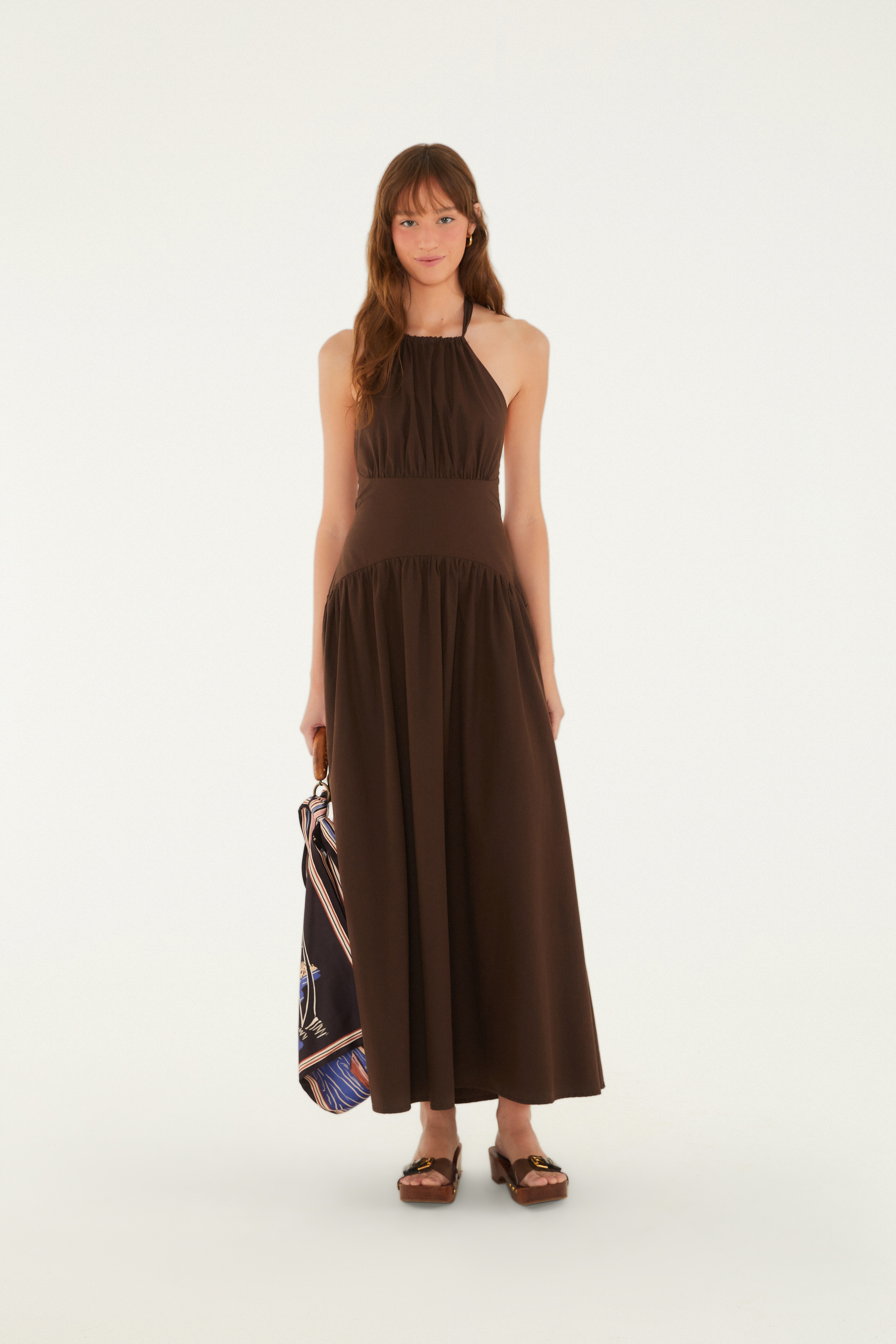 Vestido Frente Única Midi