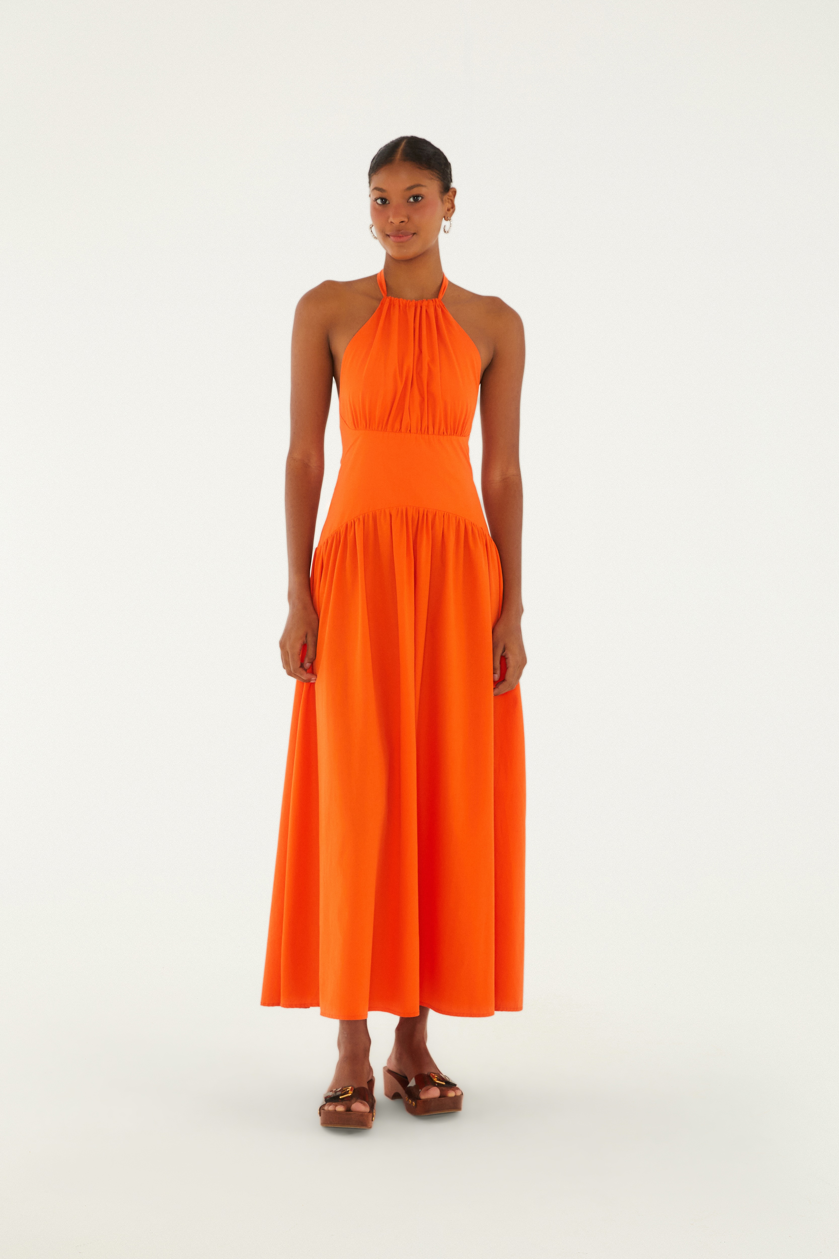 Vestido Frente Única Midi