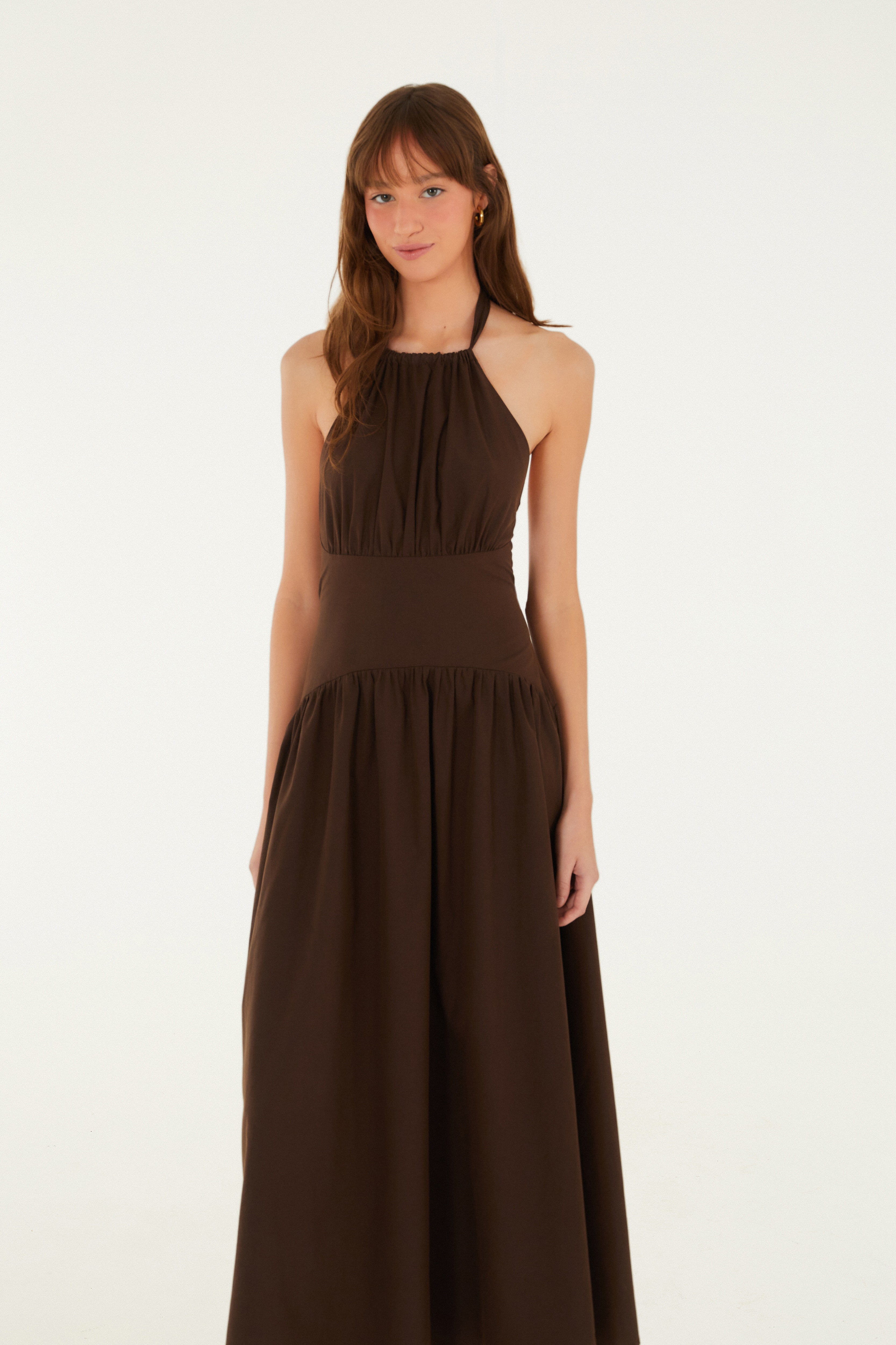 Vestido Frente Única Midi