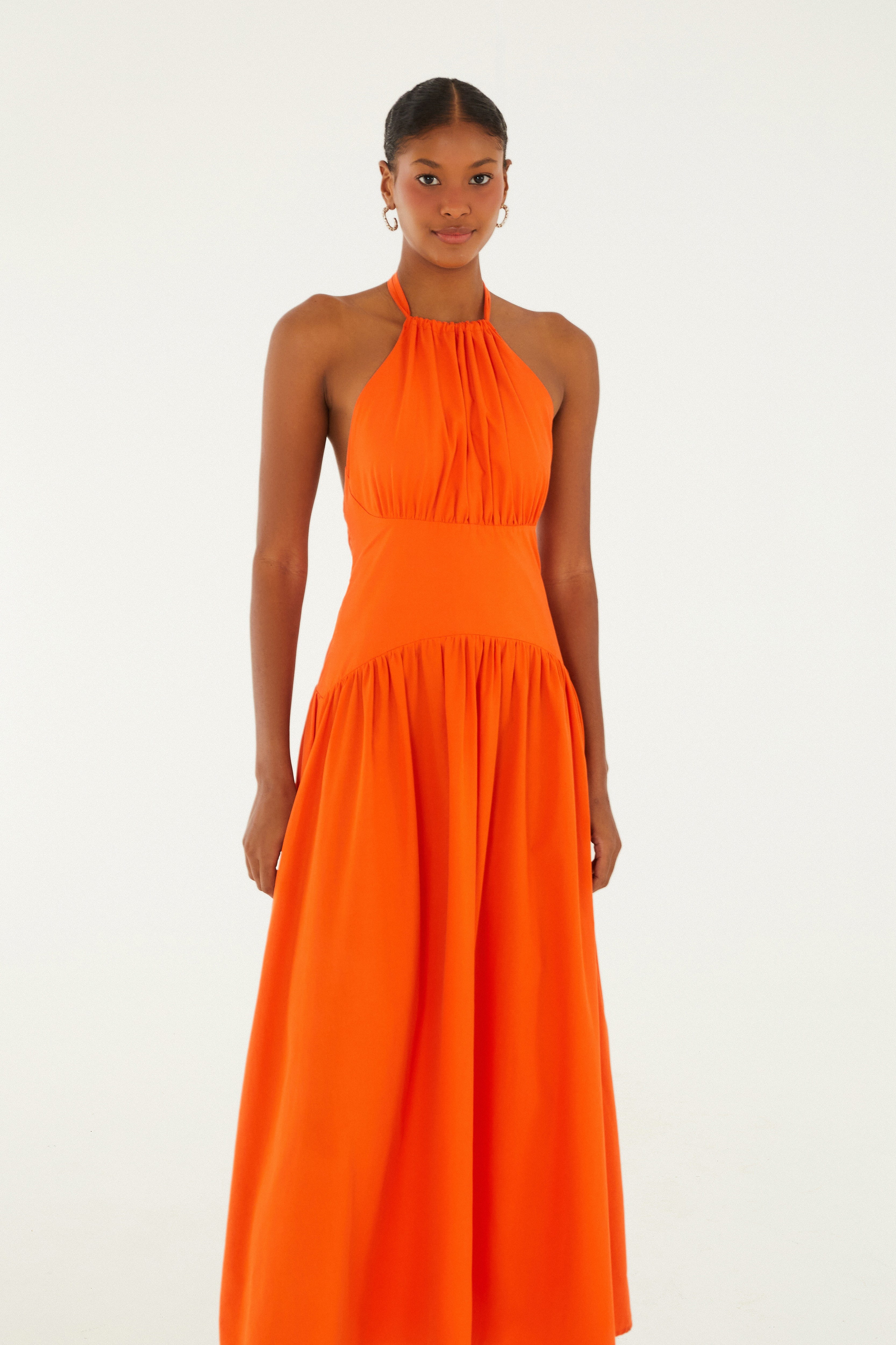 Vestido Frente Única Midi
