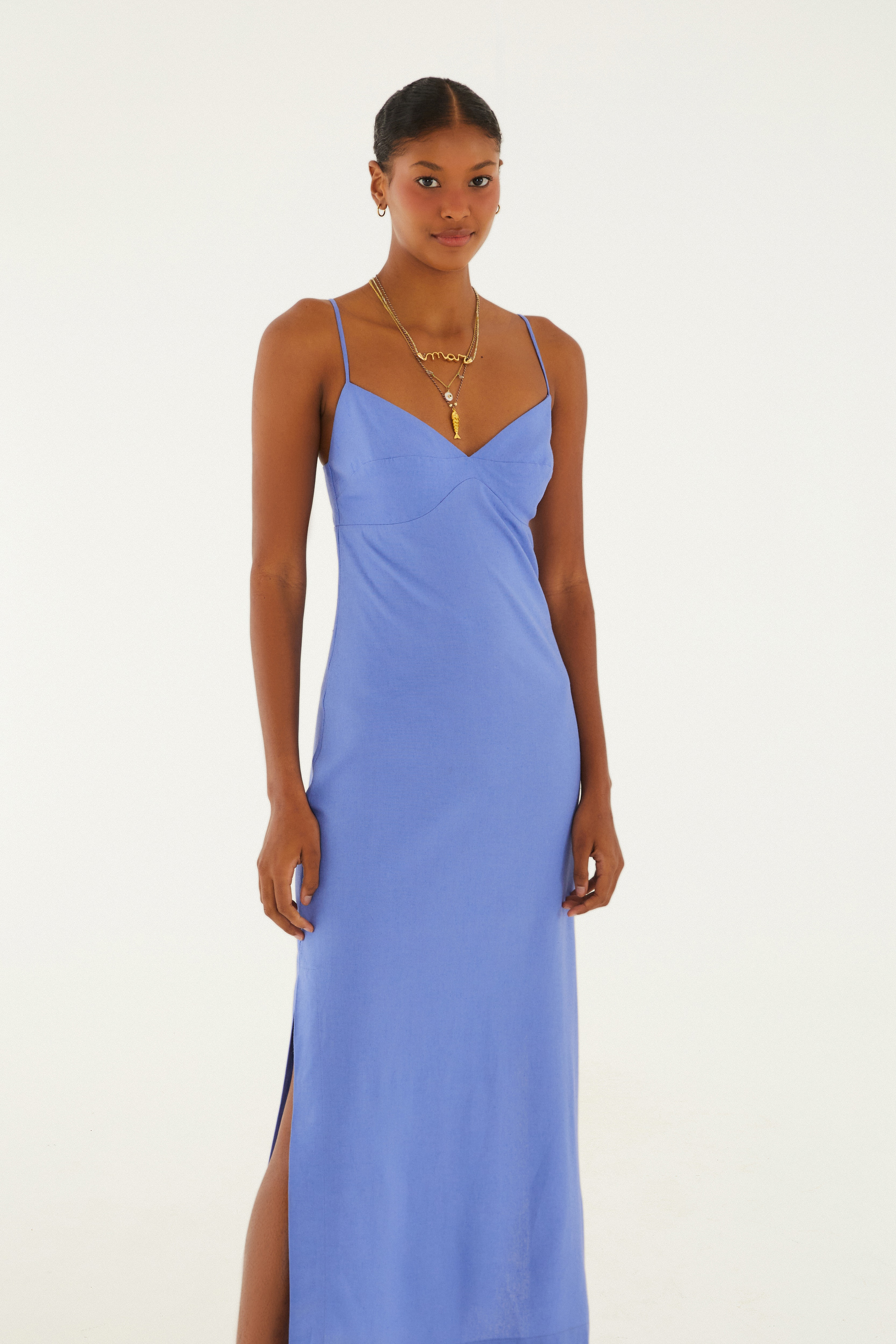 Vestido Reto Midi