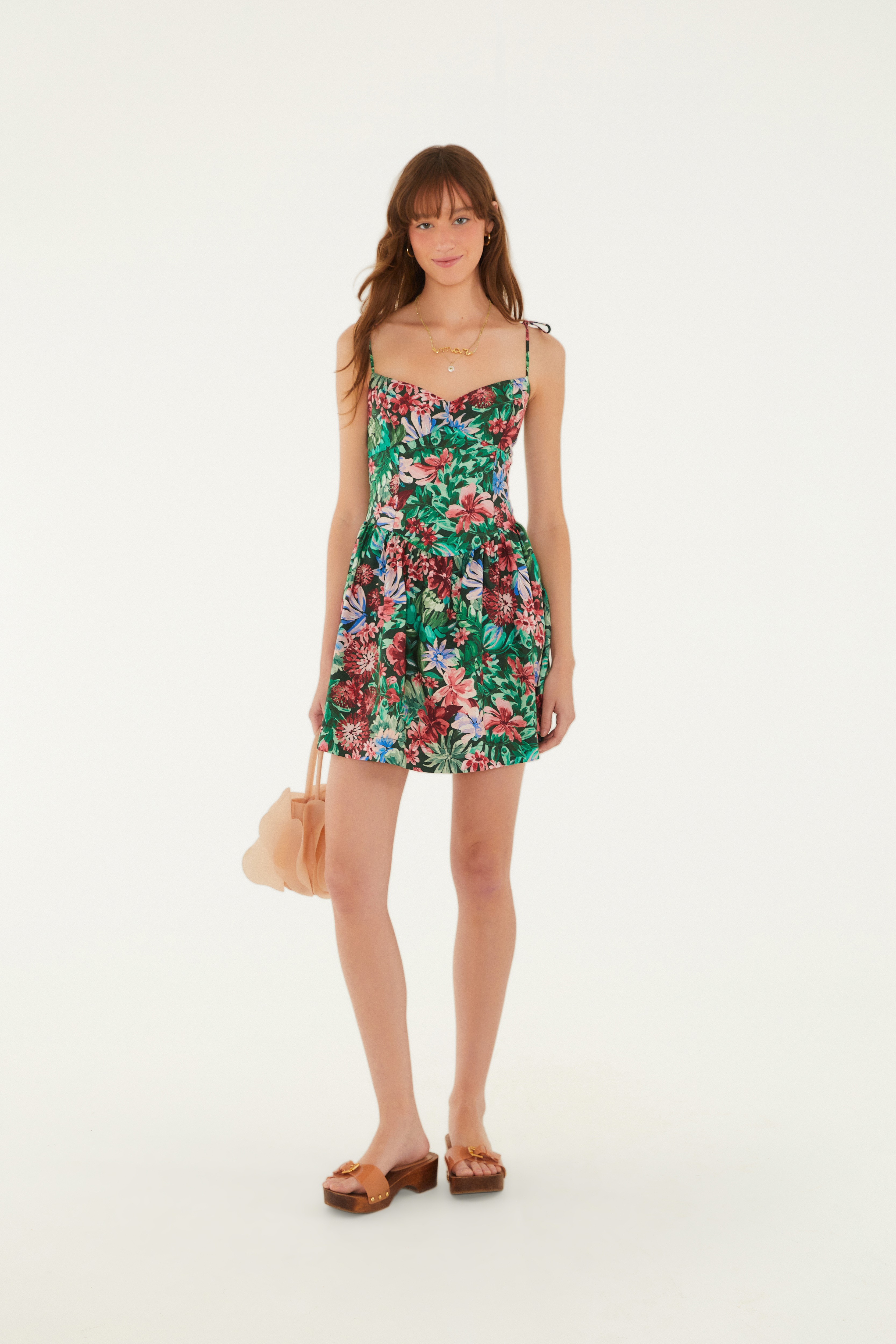 Vestido Curto Estampado Florabela