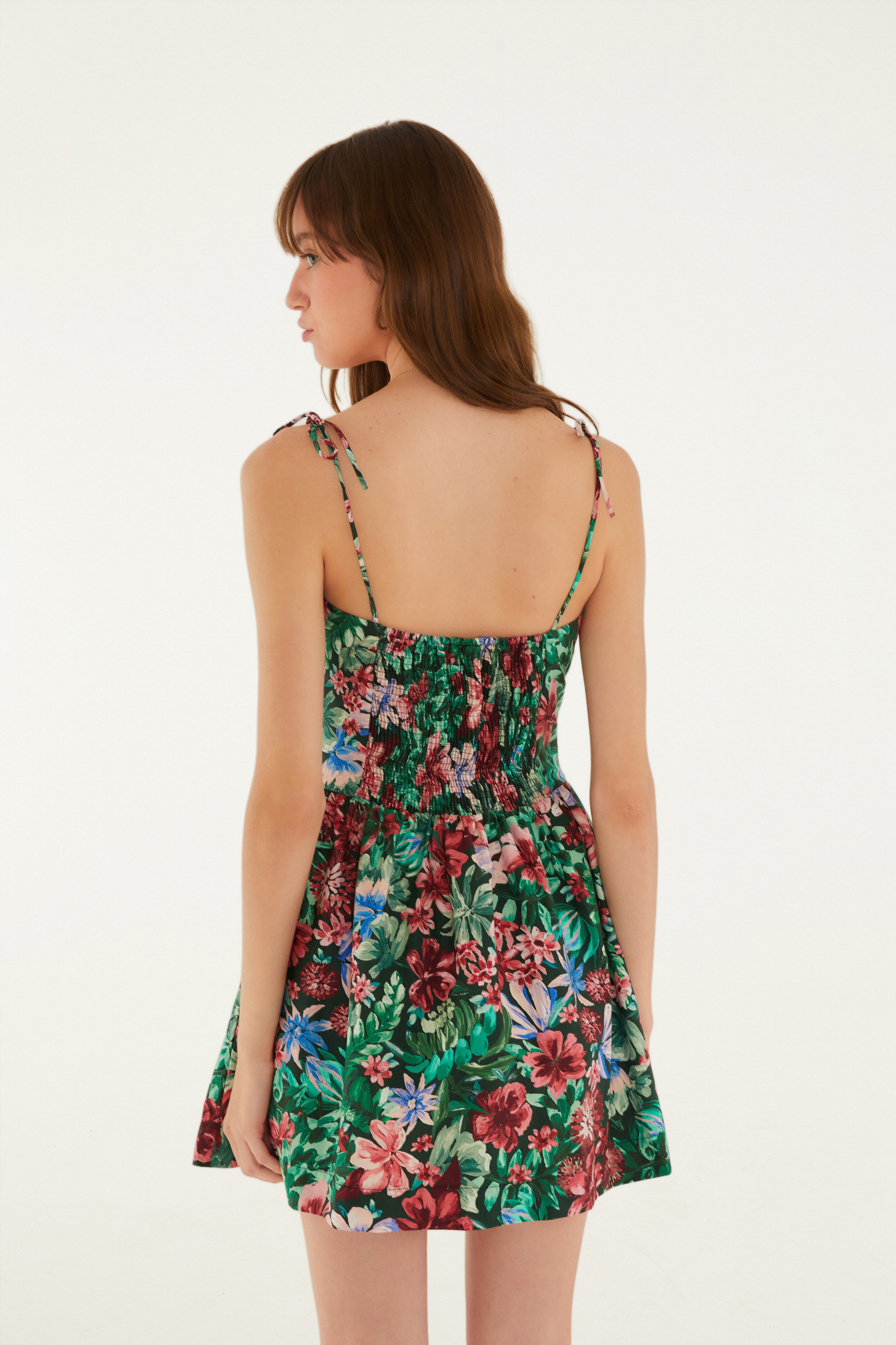 Vestido Curto Estampado Florabela
