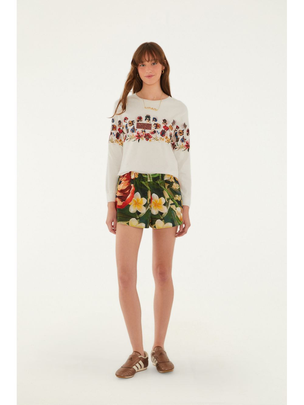 Farm — Blusa Manga Longa Rua Do Samba