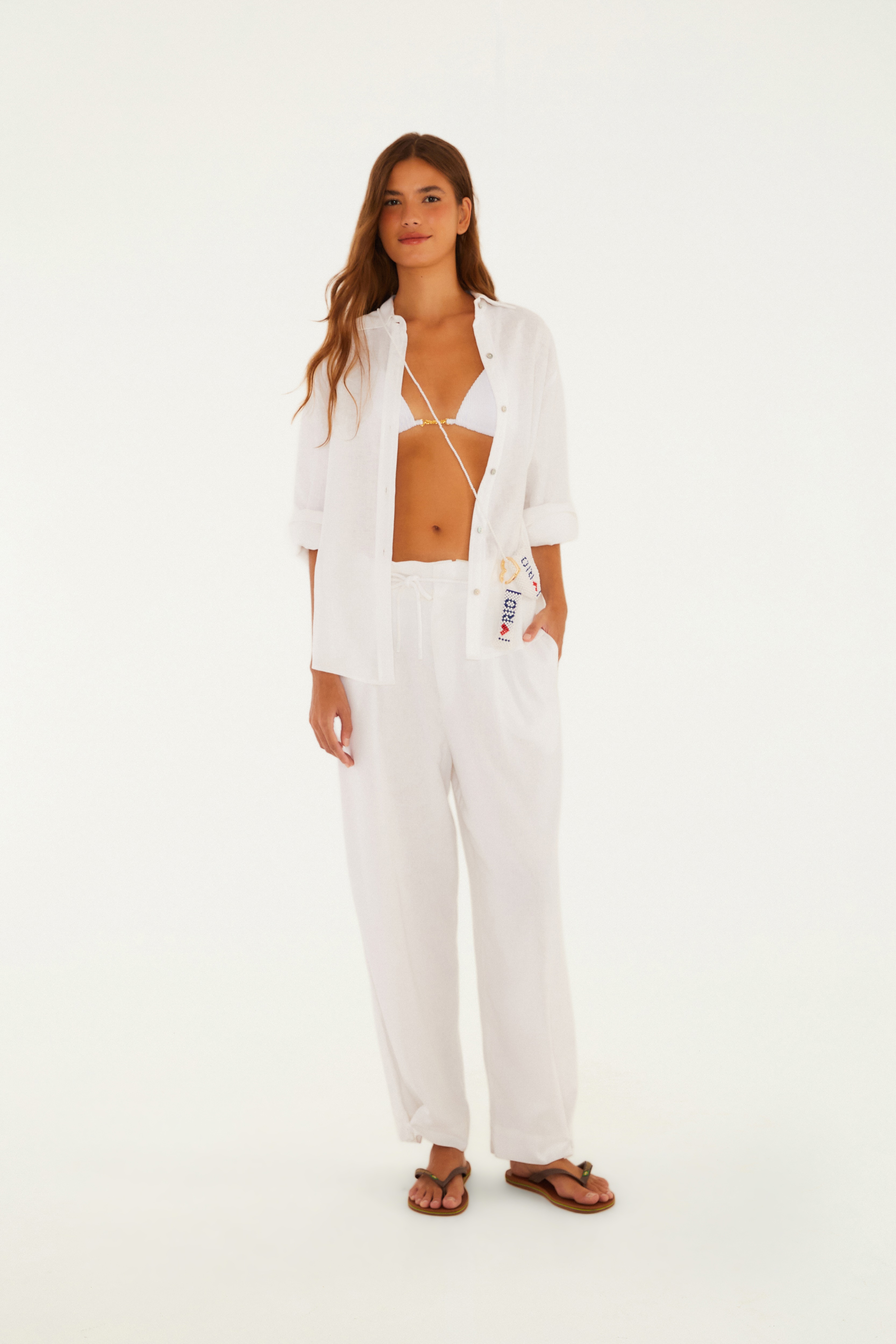 Calça Clochard Linho
