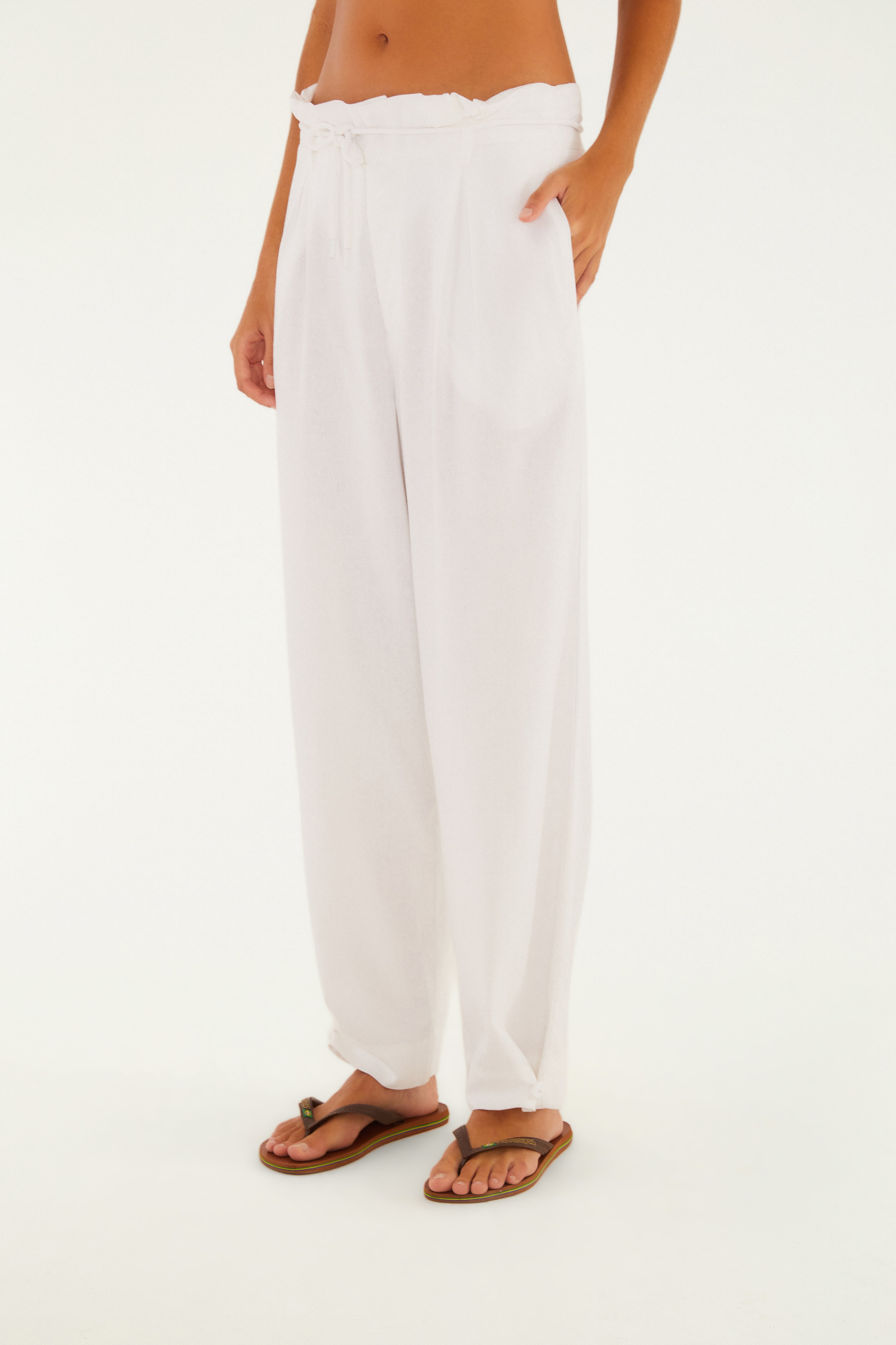 Calça Clochard Linho