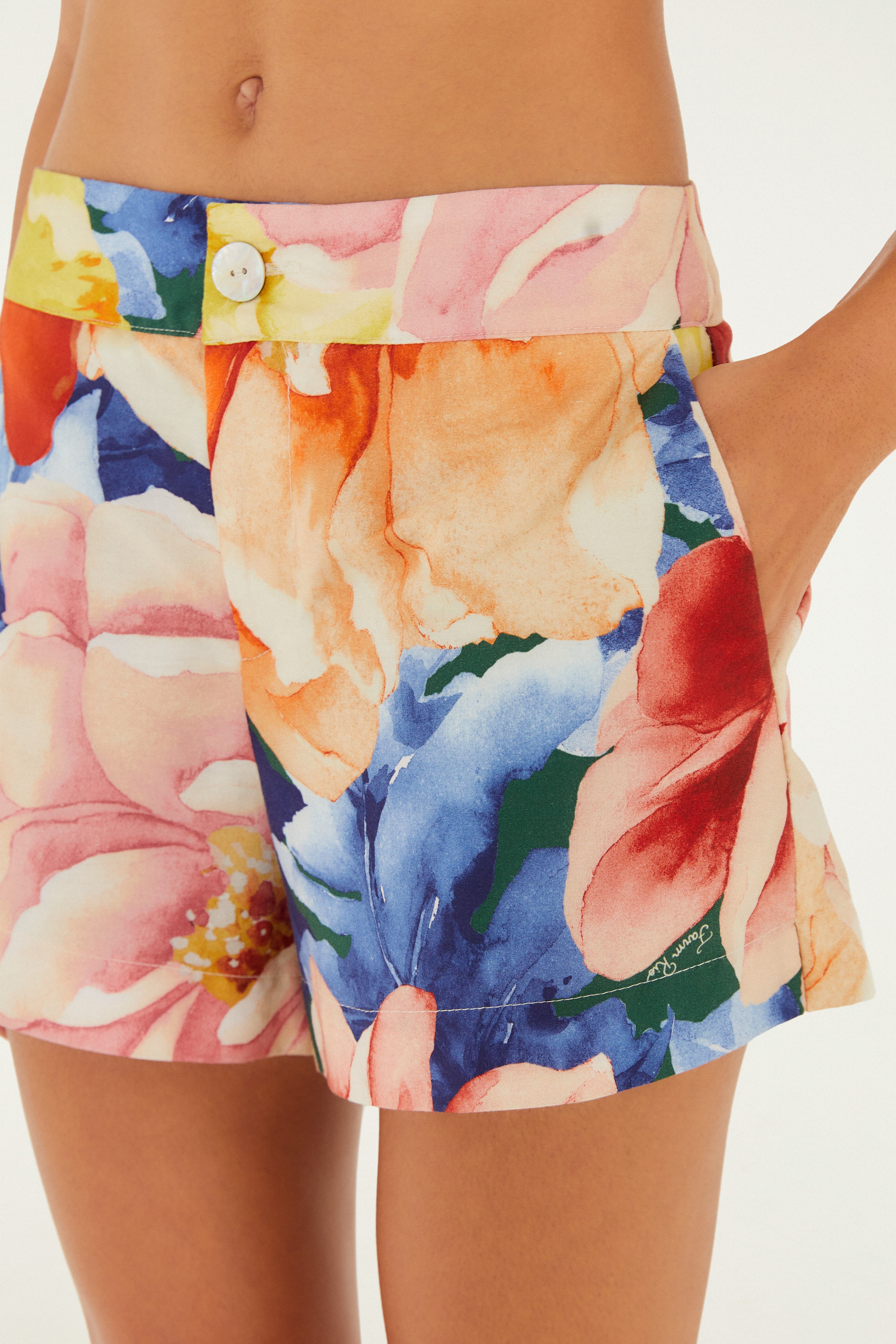 Short Estampado Floral Doce