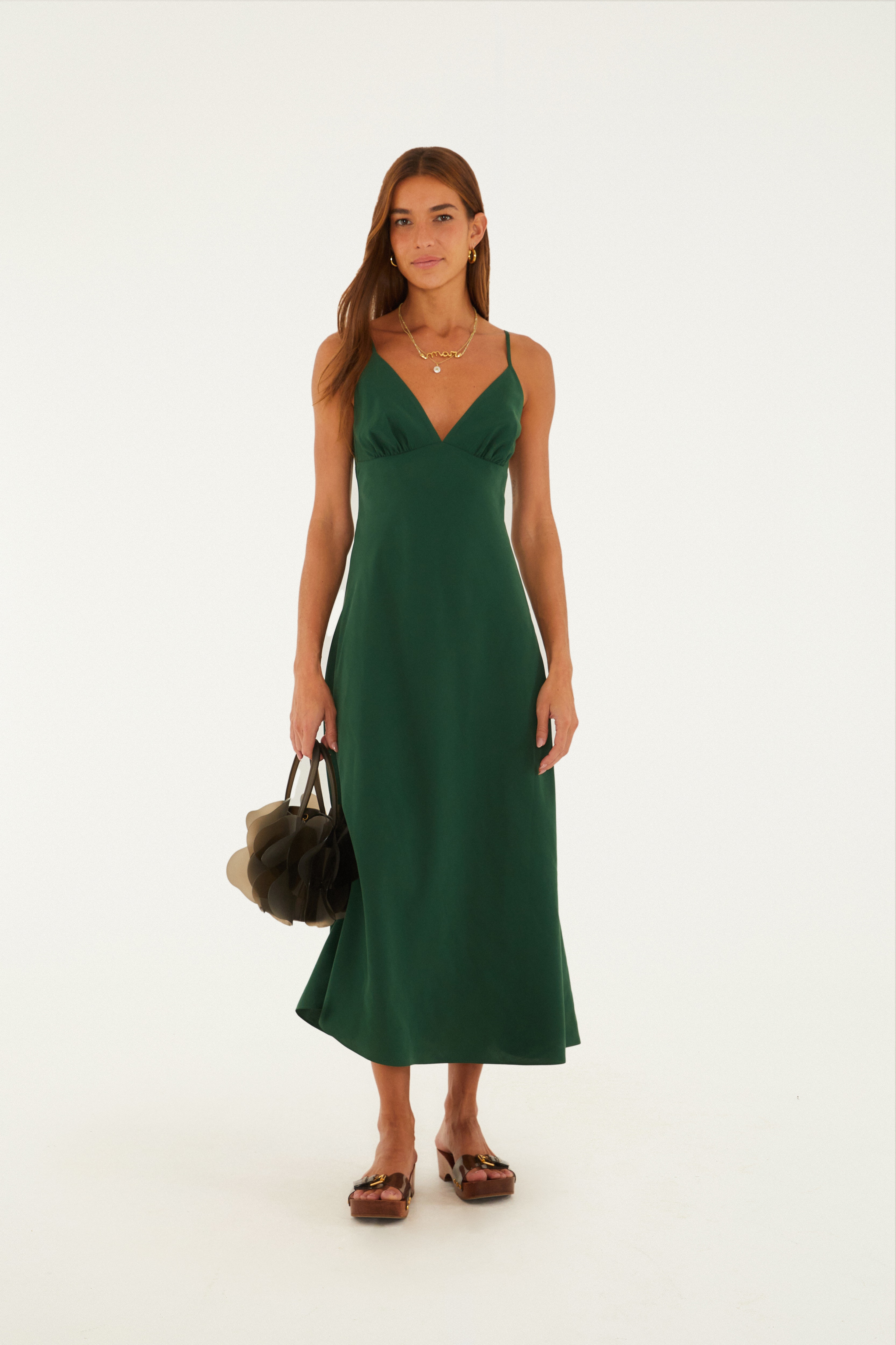 Vestido Enviesado Midi