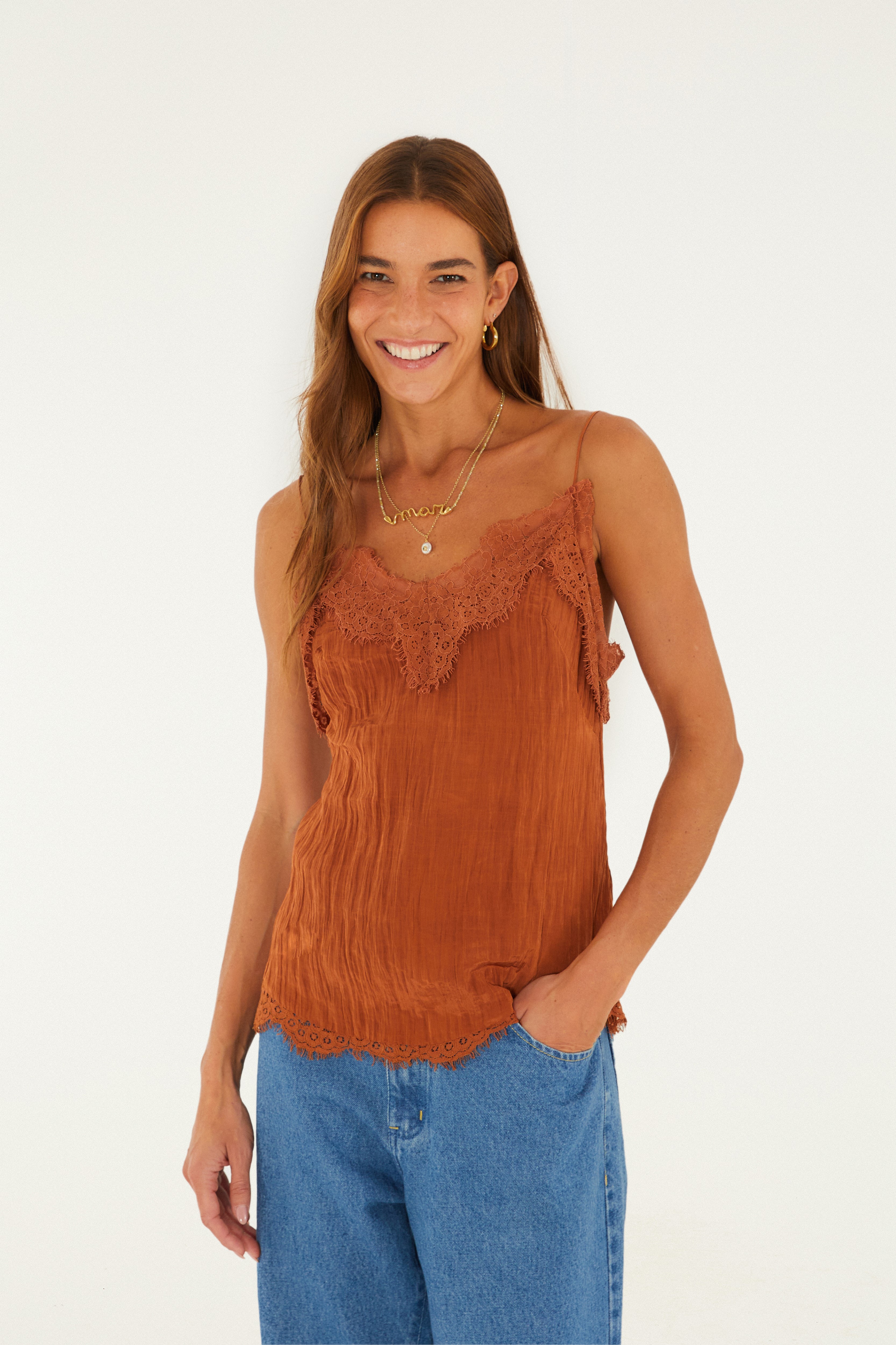 Blusa Alcinhas Renda