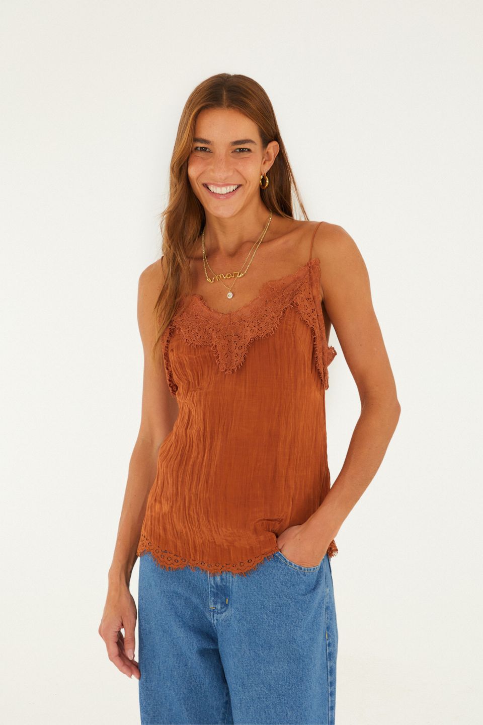 Blusa Alcinhas Renda