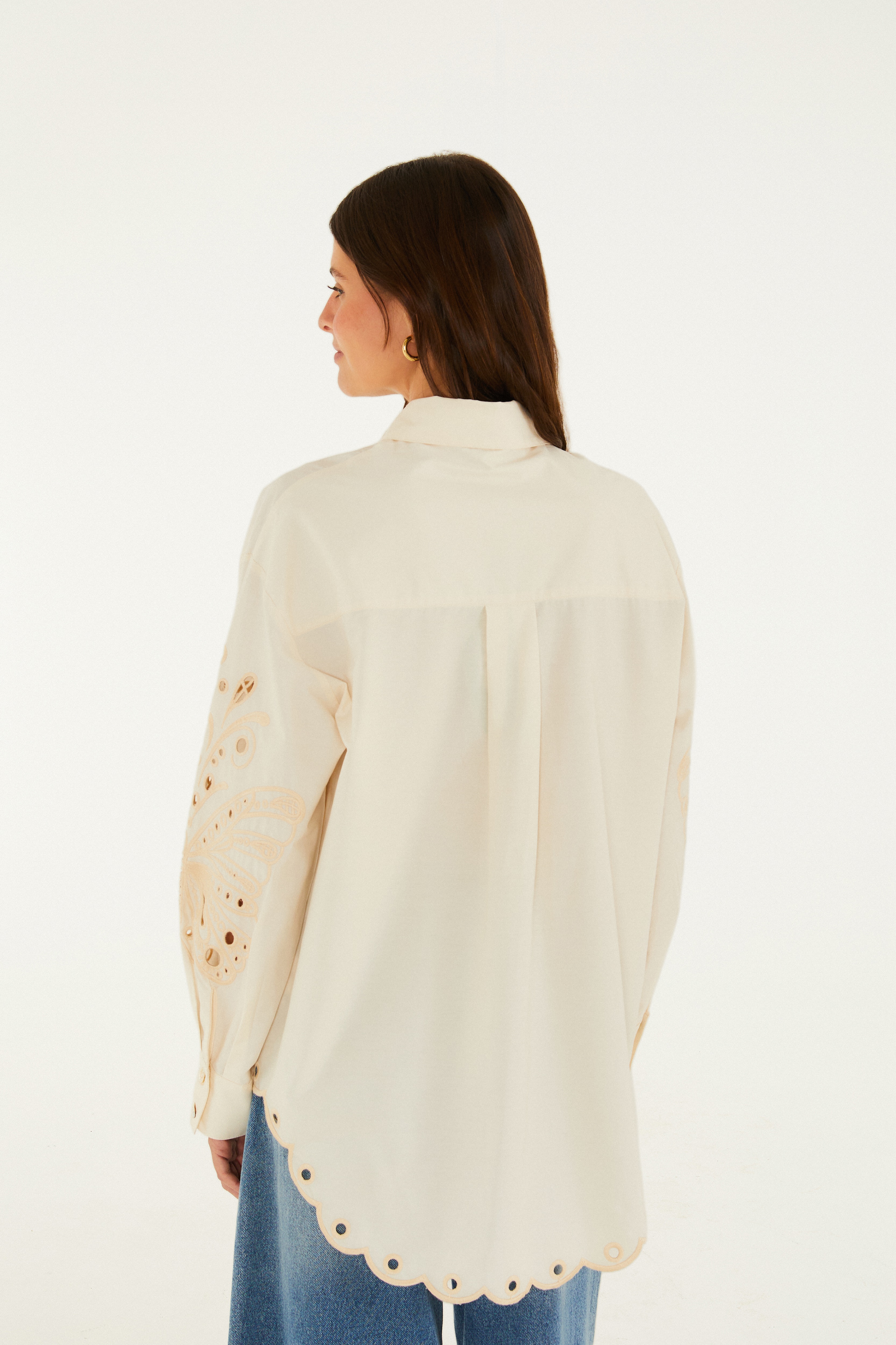Camisa Richelieu Borboleta