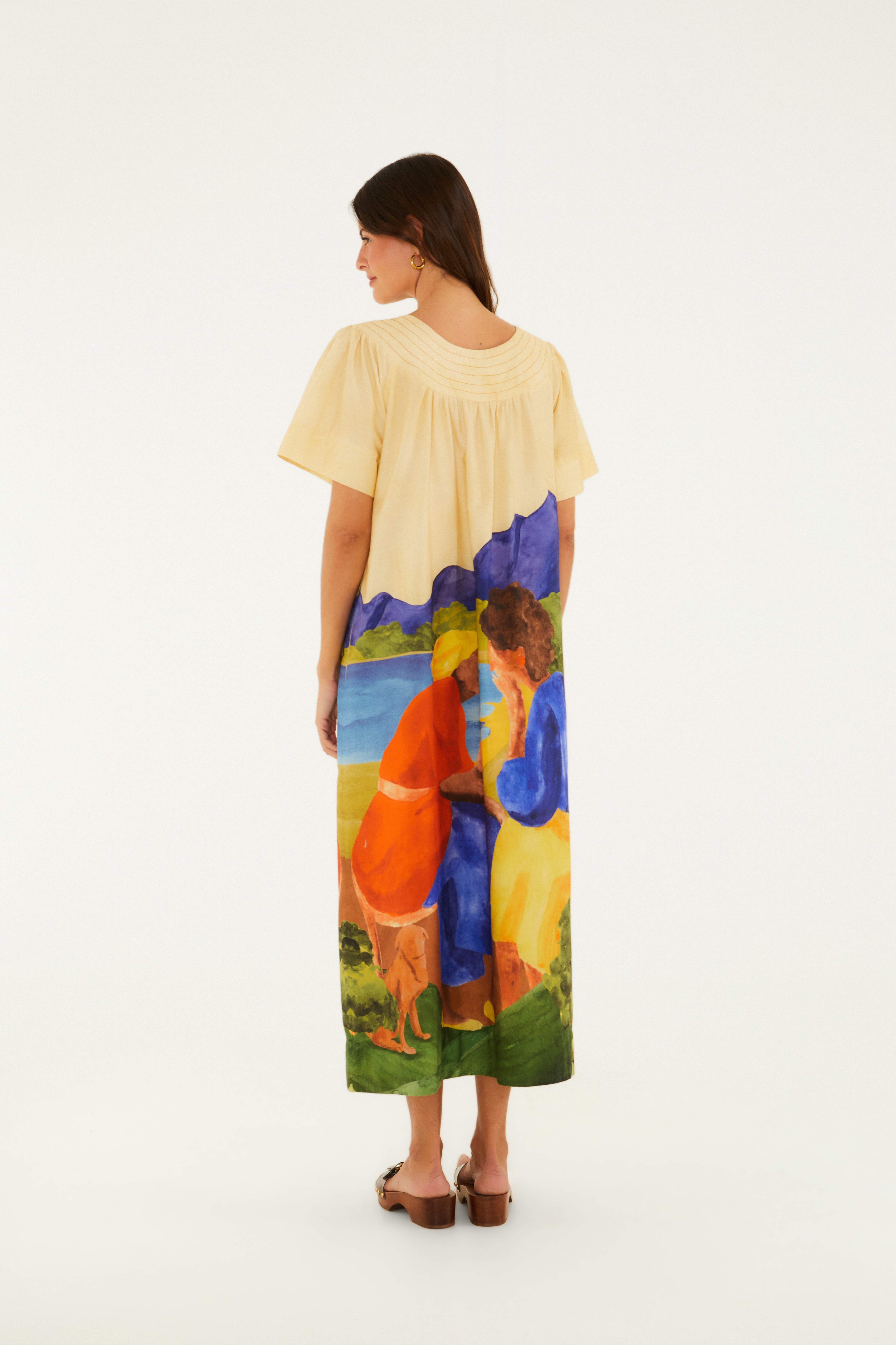 Vestido Longo Estampado Prosa Boa