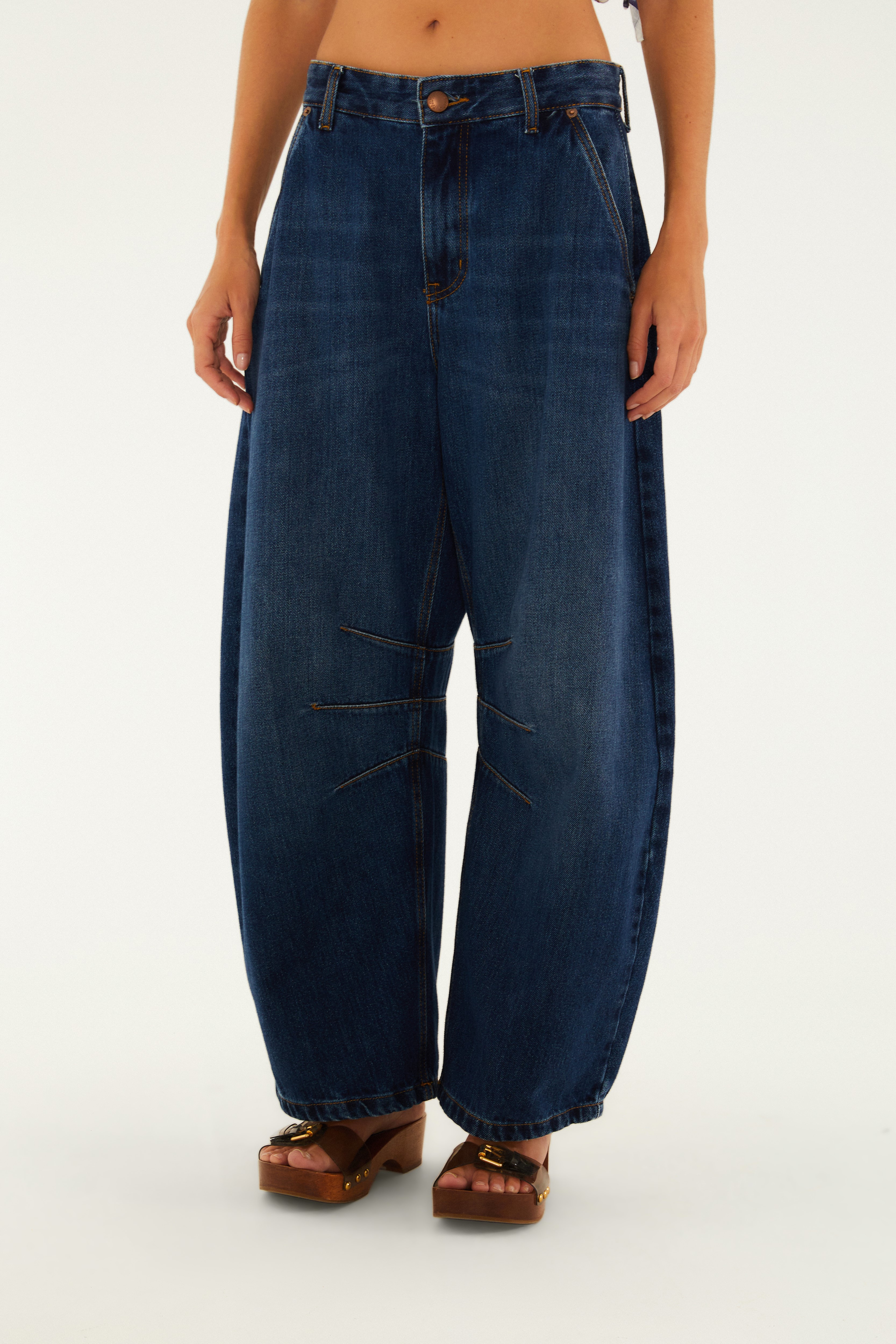 Calça Jeans Barrel Karina