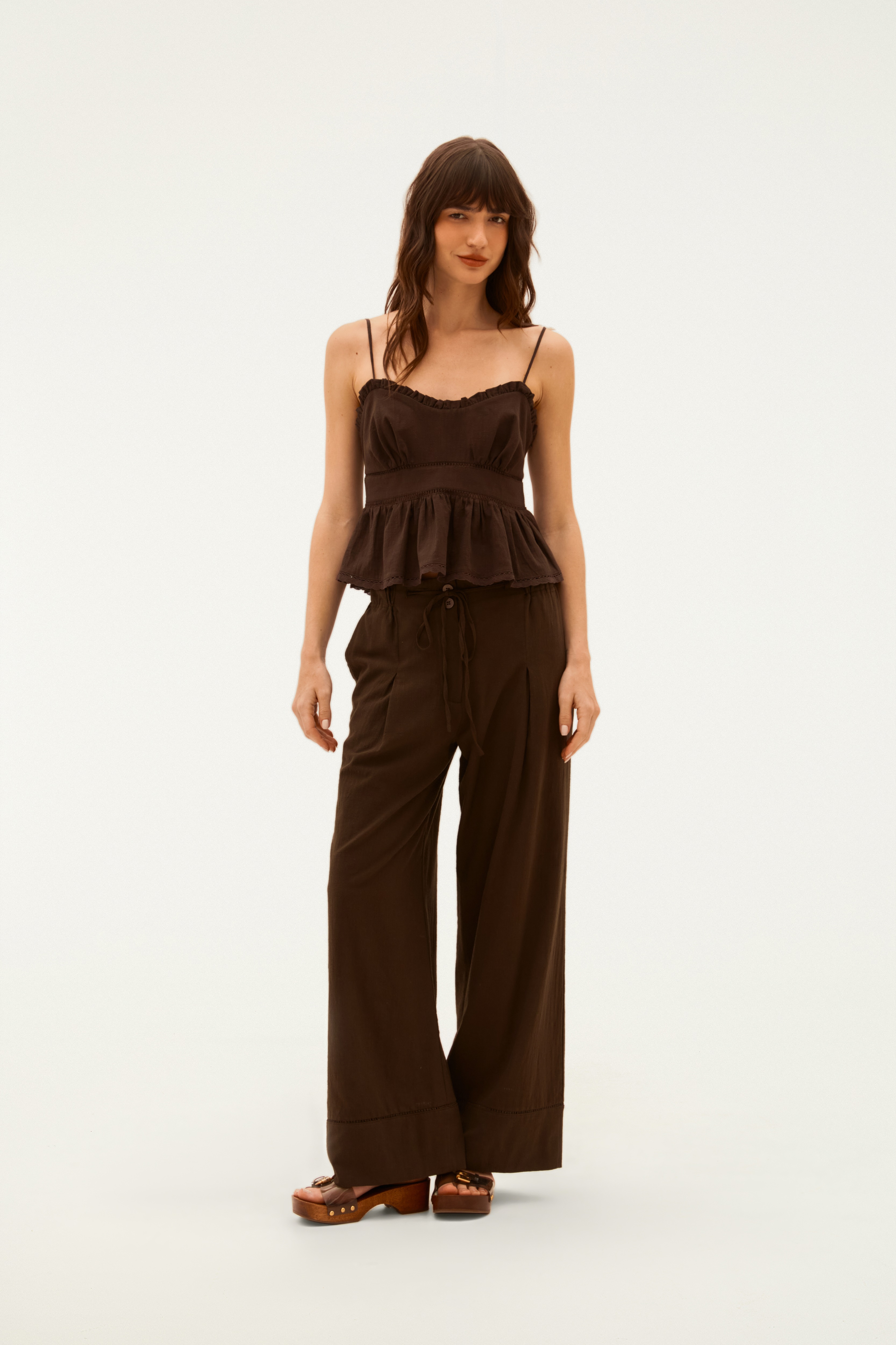 Calça Pregas