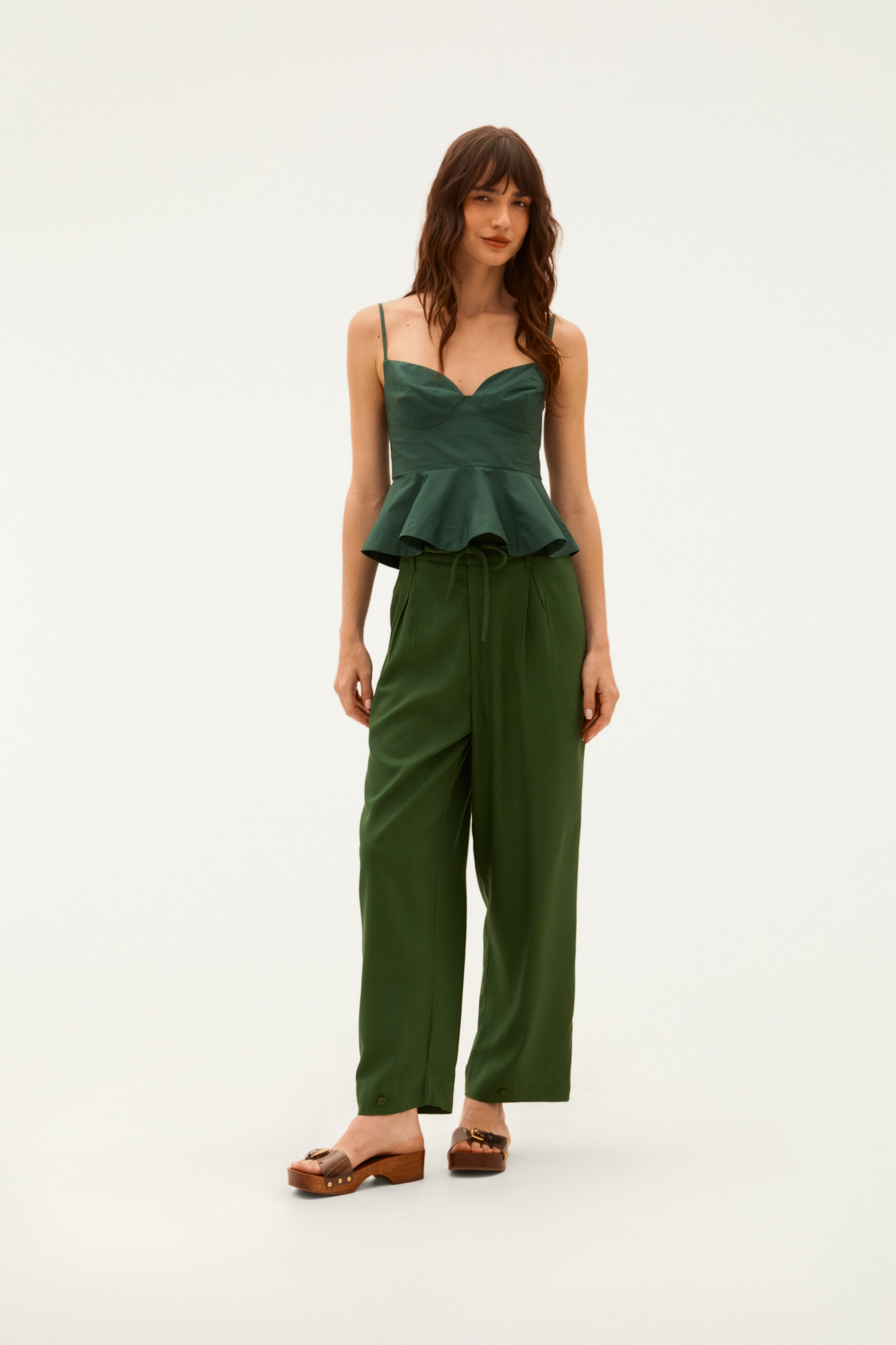 Calça Clochard Linho