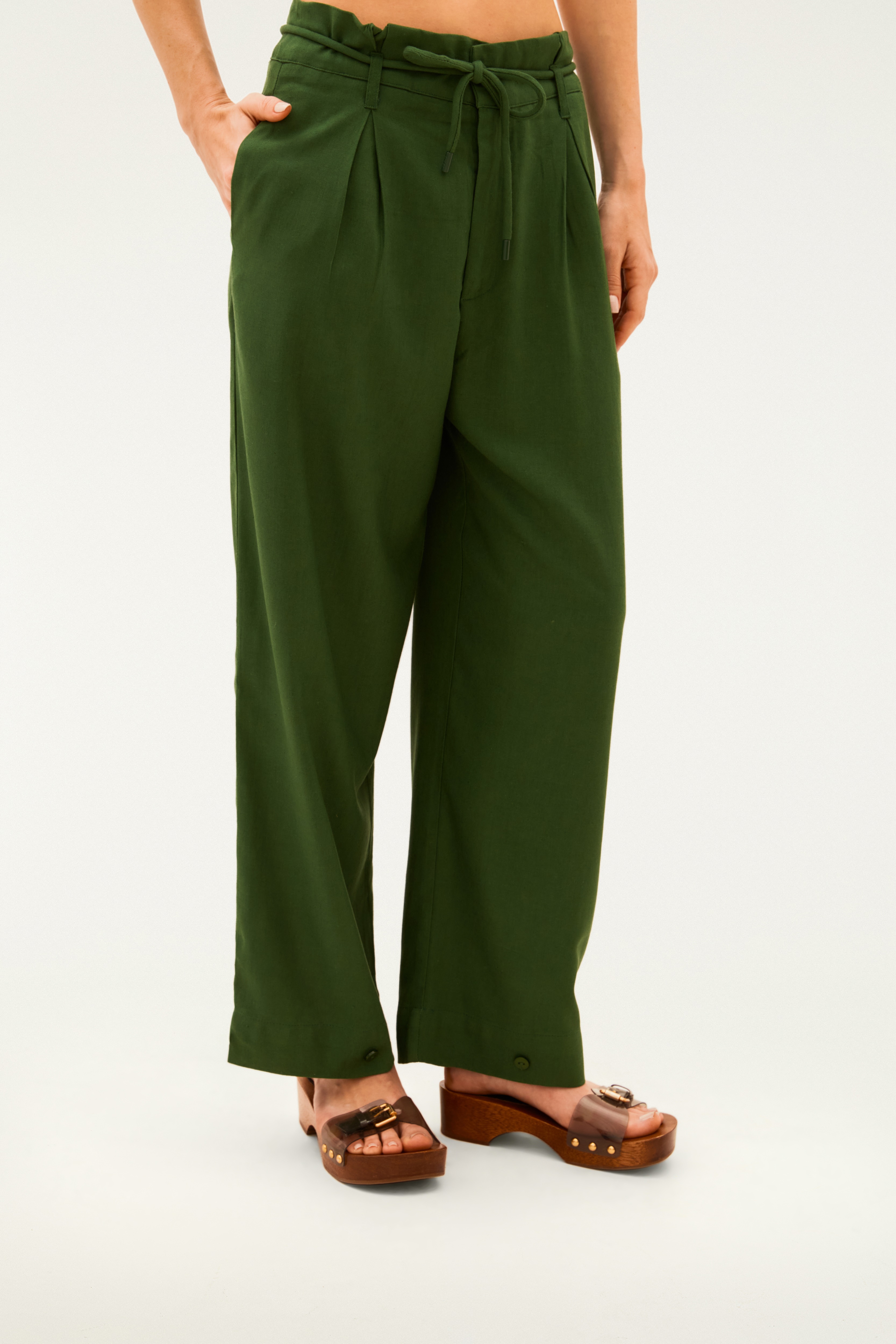 Calça Clochard Linho