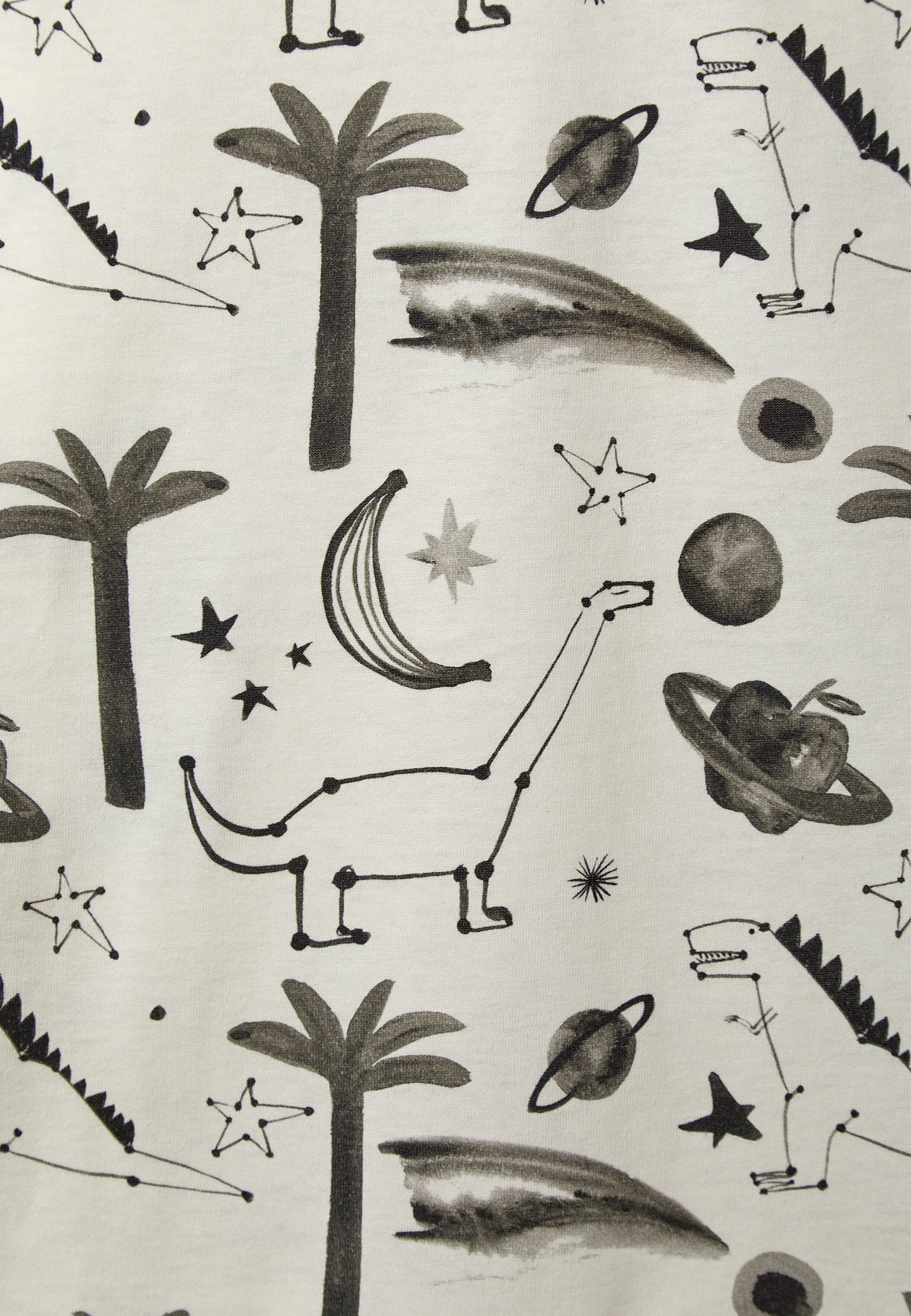 Camiseta Malha Noite Do Dino Pb