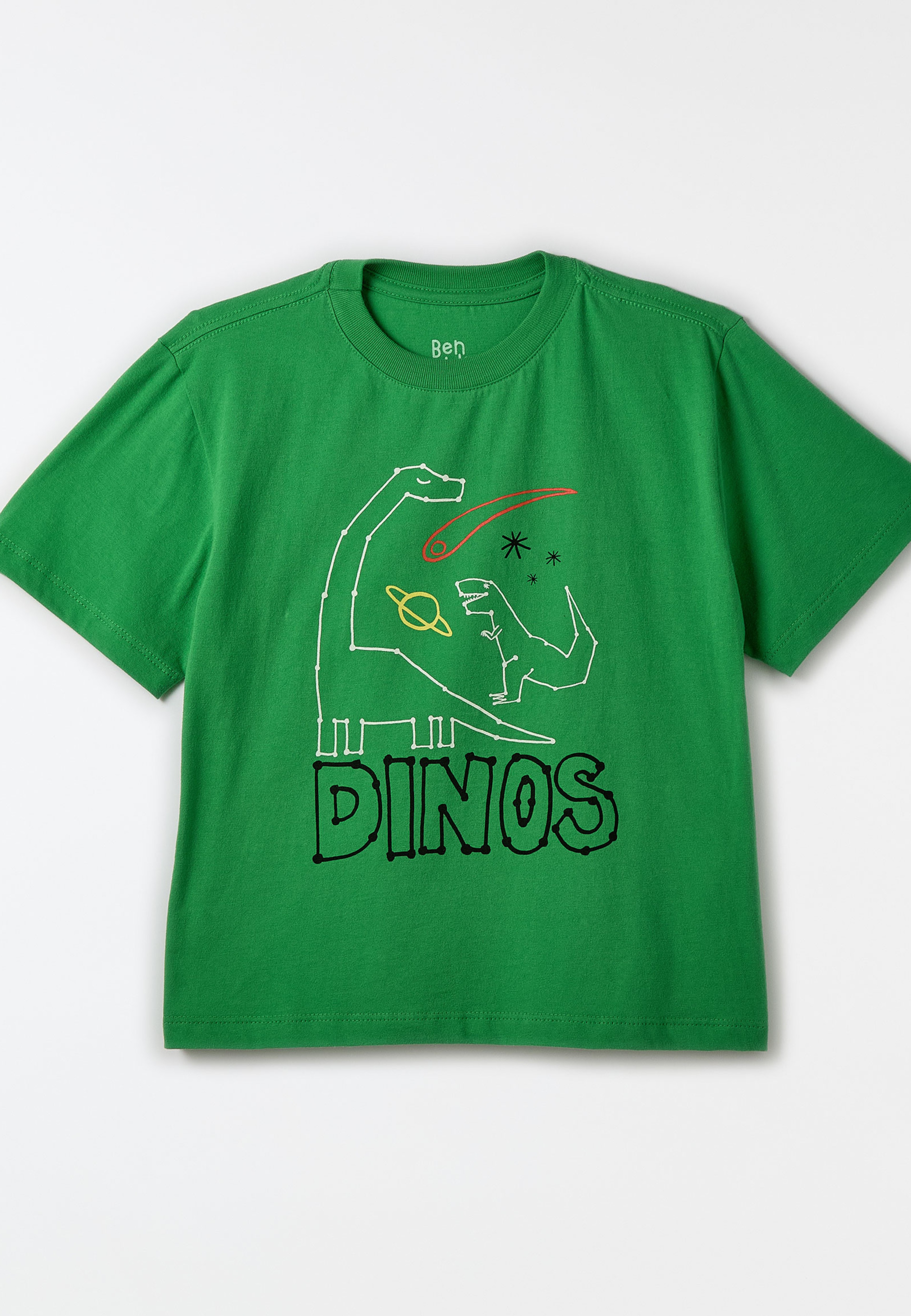 Camiseta Silk Noite Dos Dinos