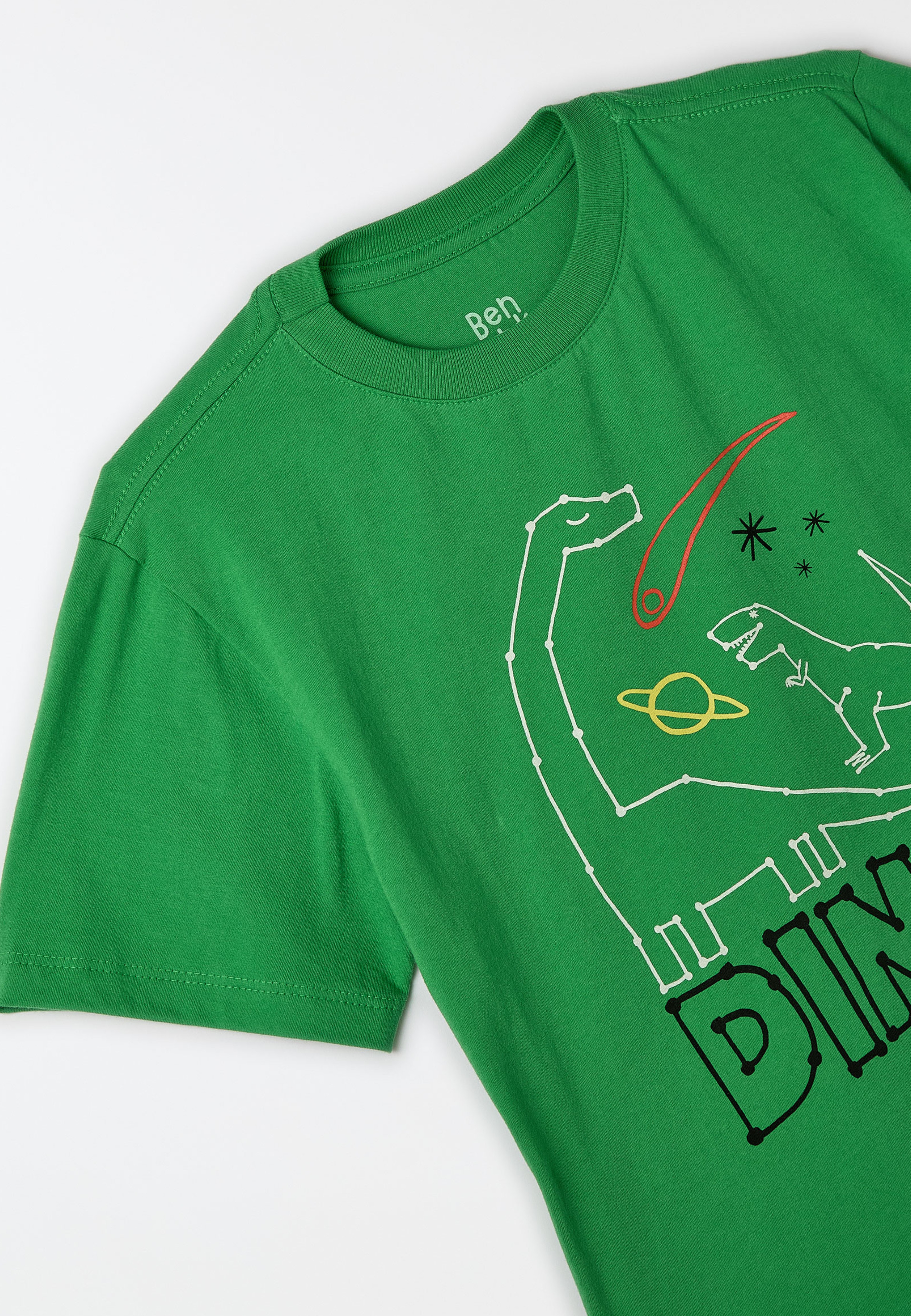 Camiseta Silk Noite Dos Dinos