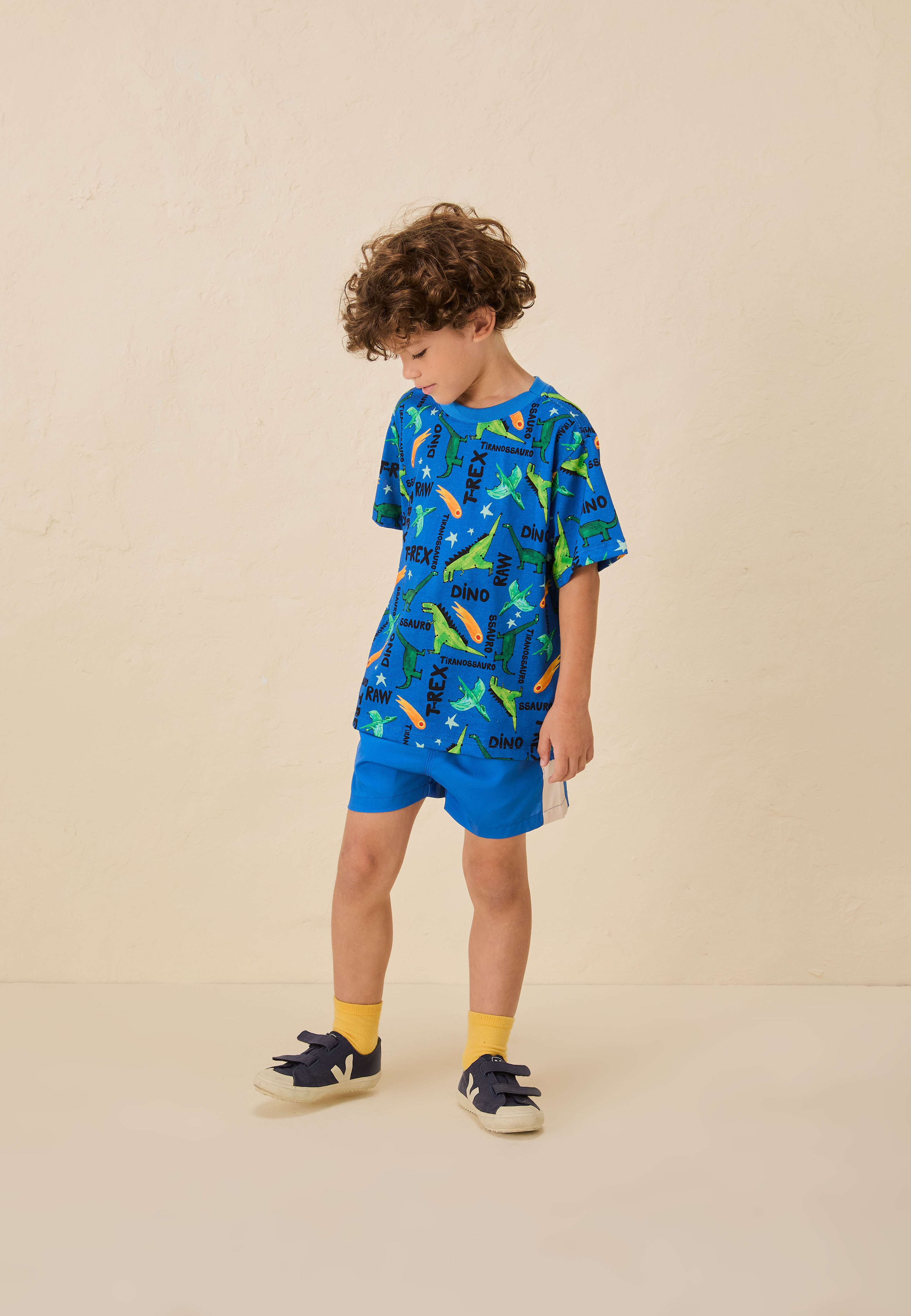Camiseta Malha Dinos