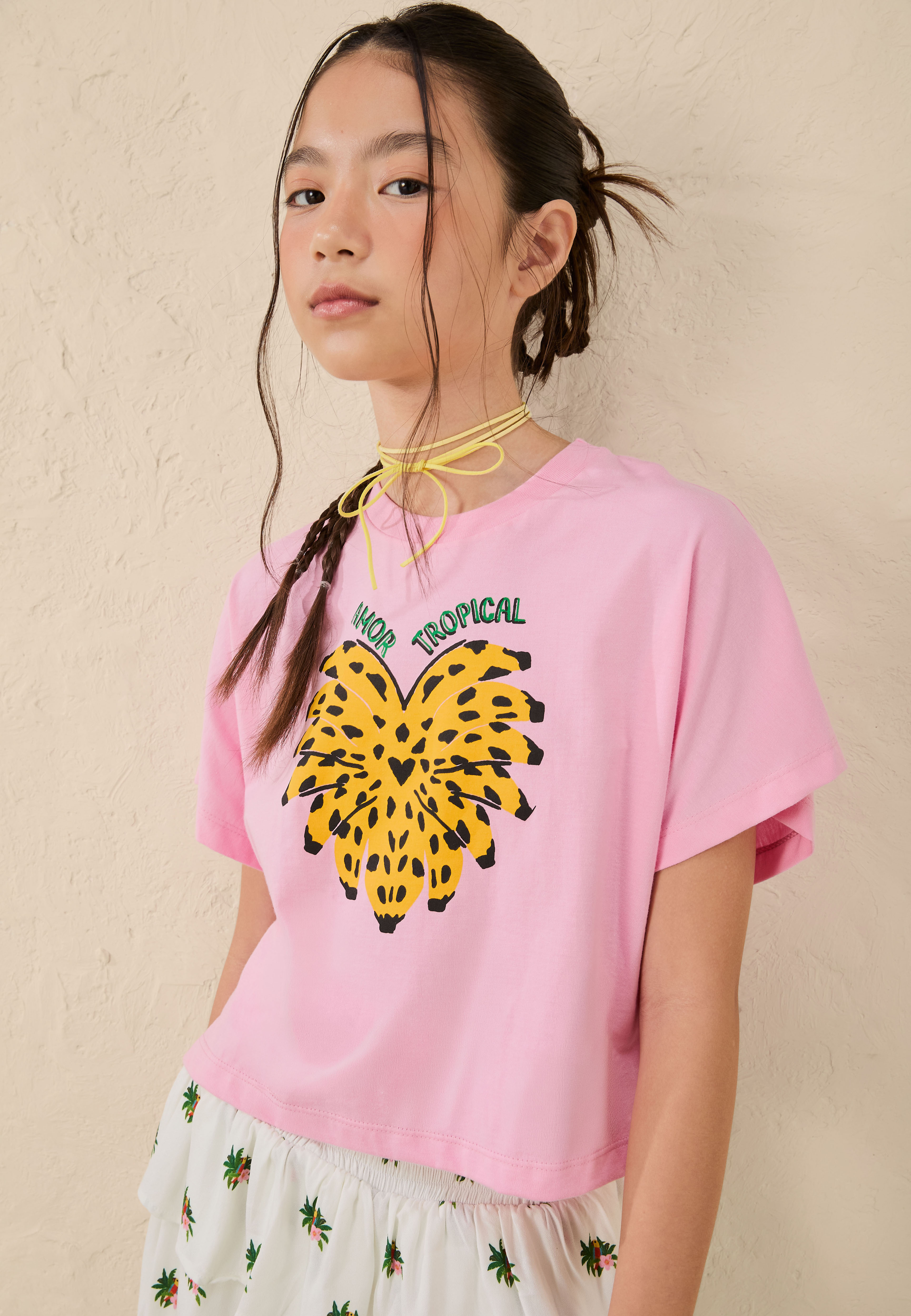 Camiseta Silk Amor Tropical