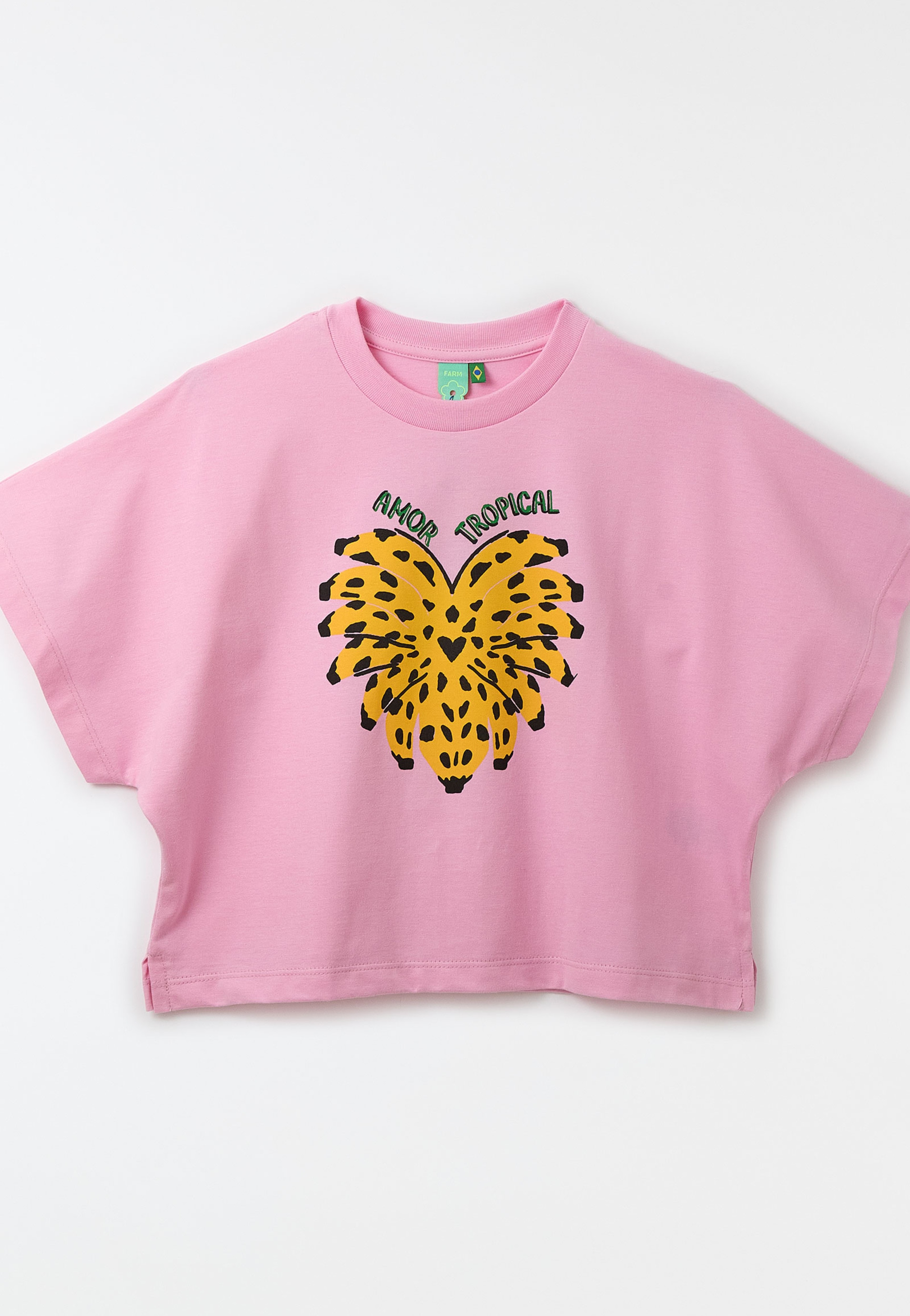 Camiseta Silk Amor Tropical