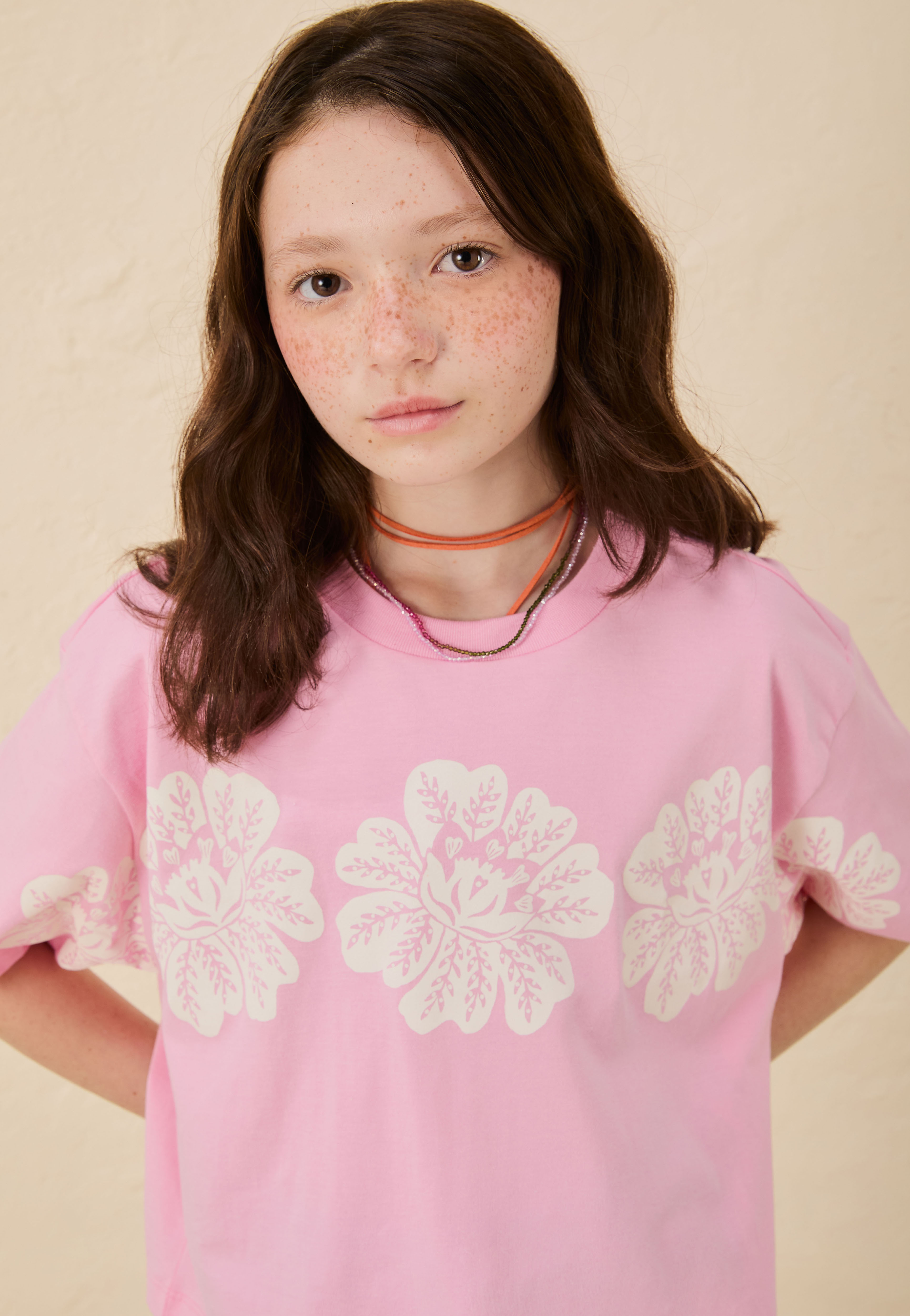 Camiseta Silk Paraiso Floral