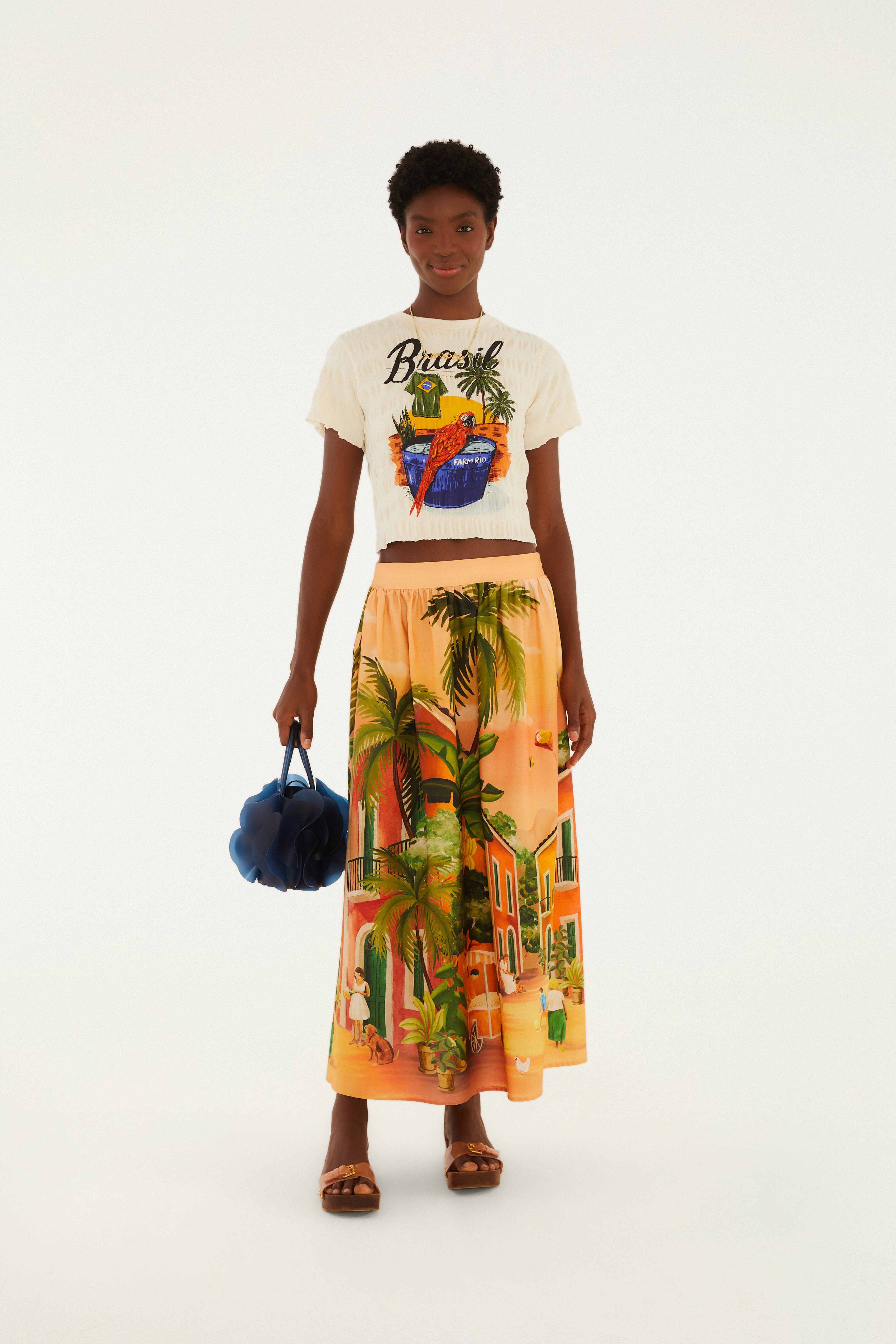 T-Shirt Malha Especial Arara Brasil